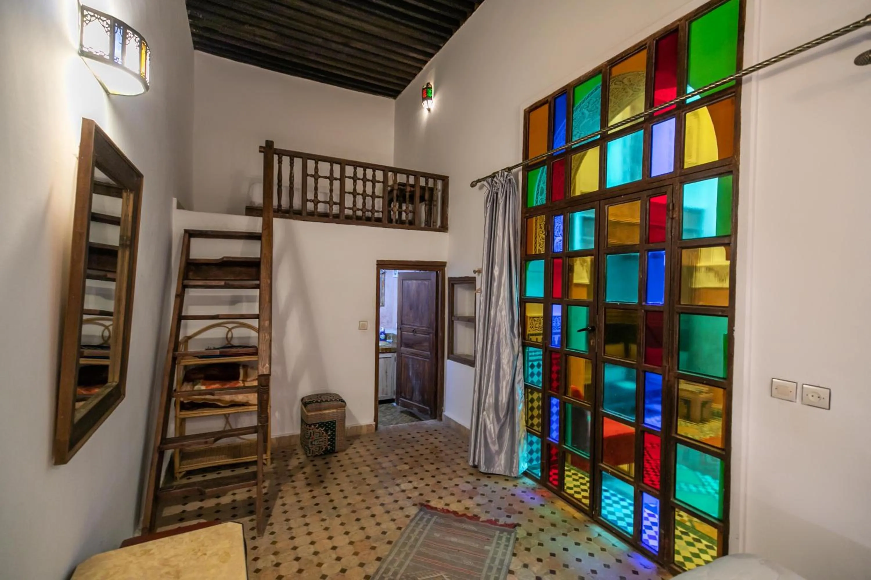 Bed in Riad Hidaya