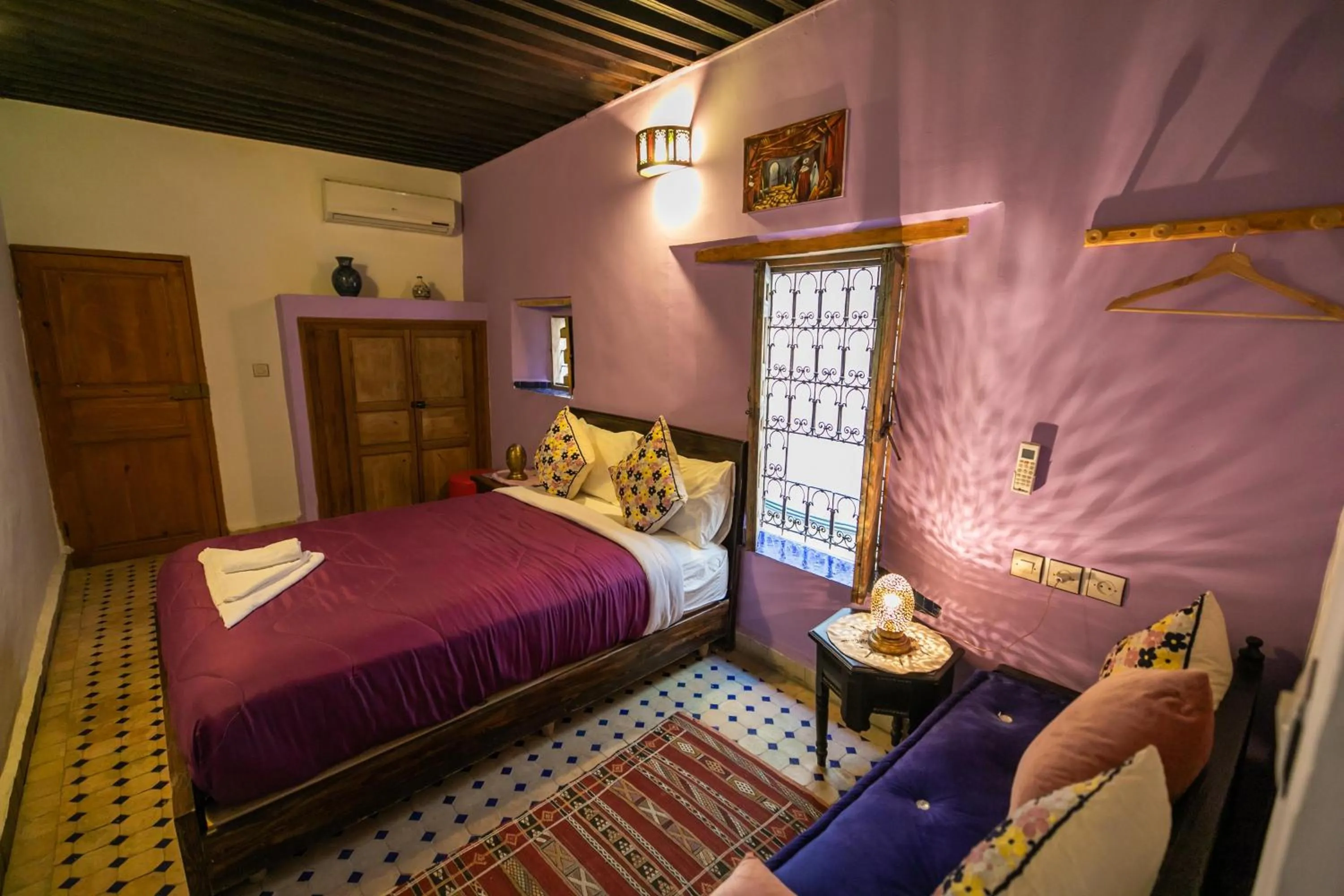 Bed in Riad Hidaya