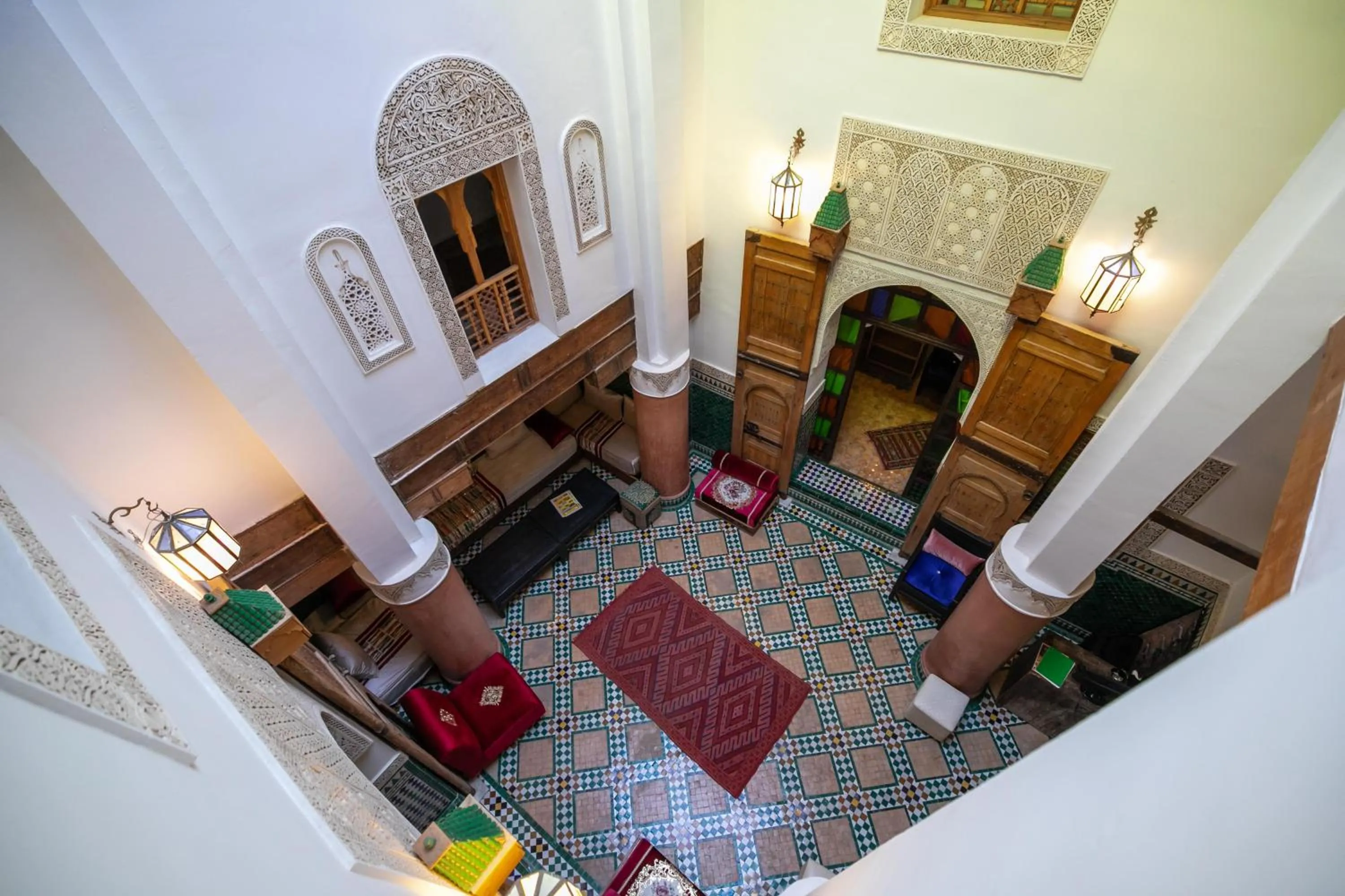 Living room in Riad Hidaya