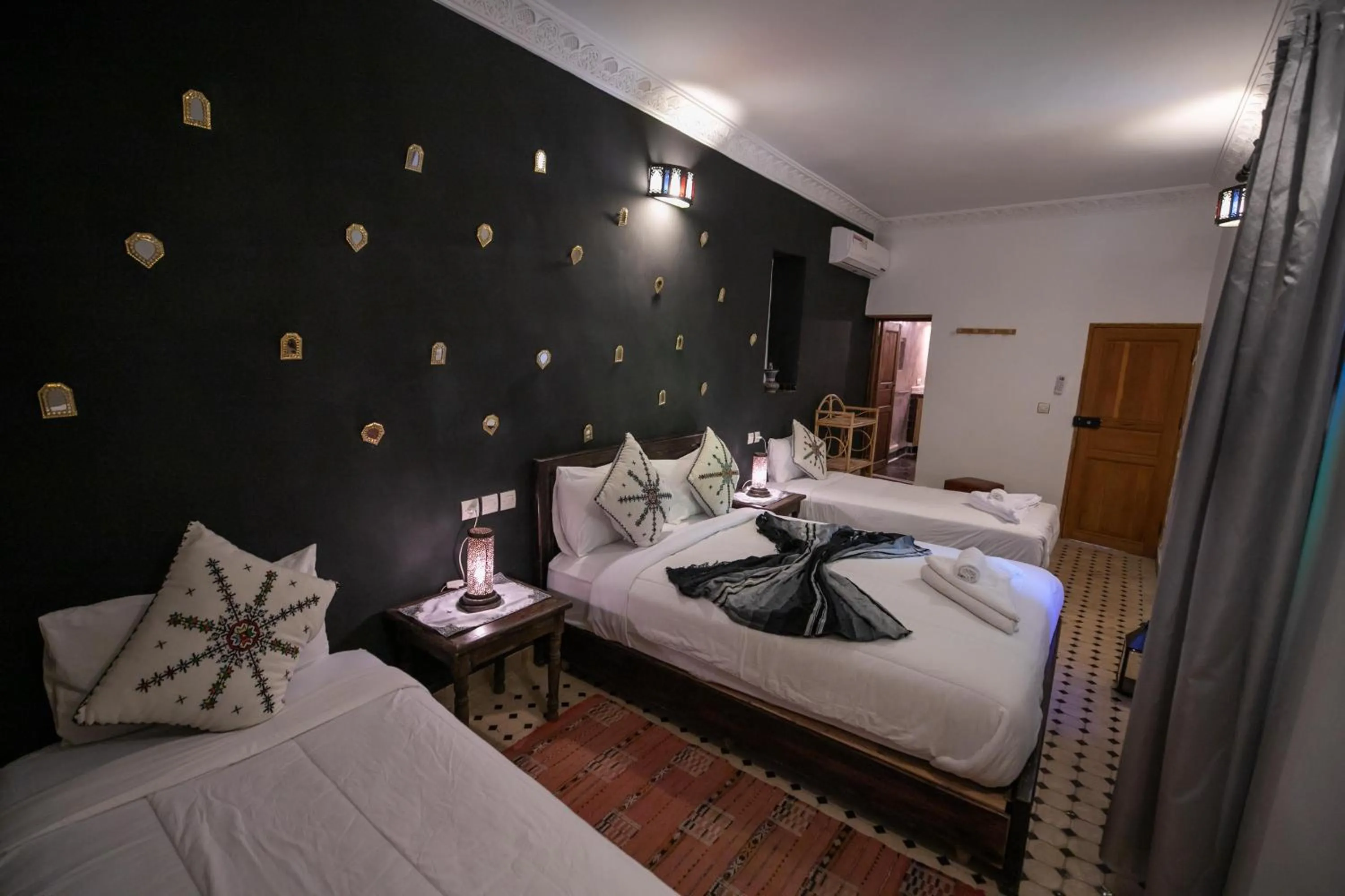 Bed in Riad Hidaya