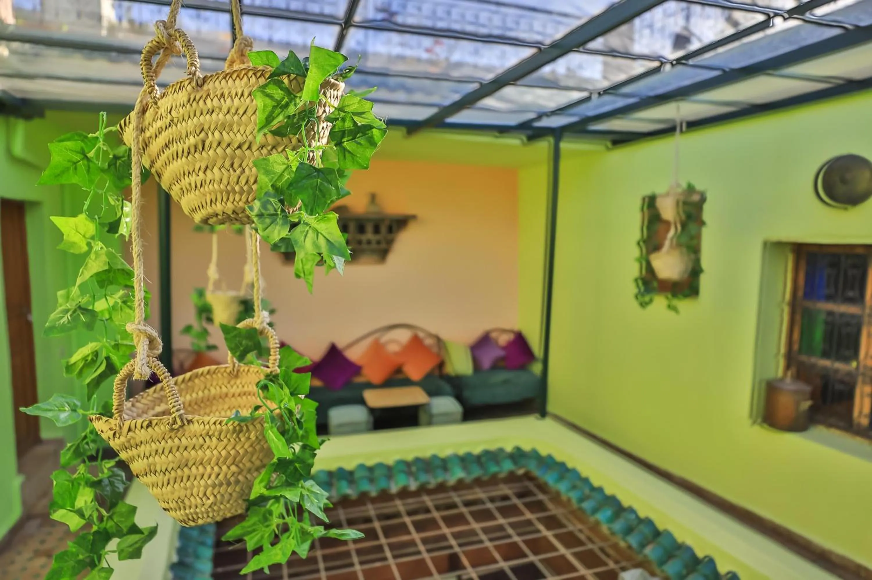 Garden view in Riad Hidaya