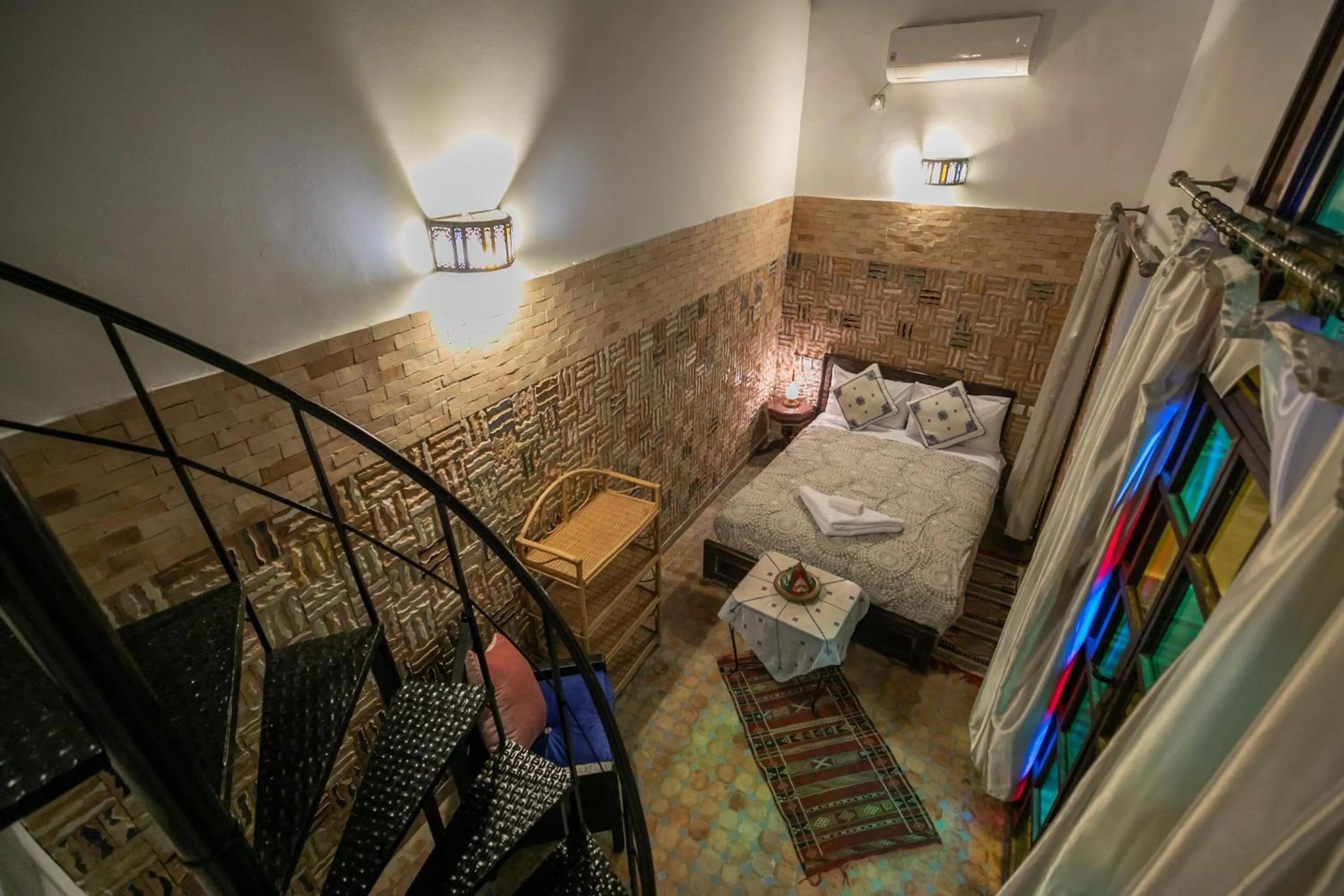 Bed in Riad Hidaya
