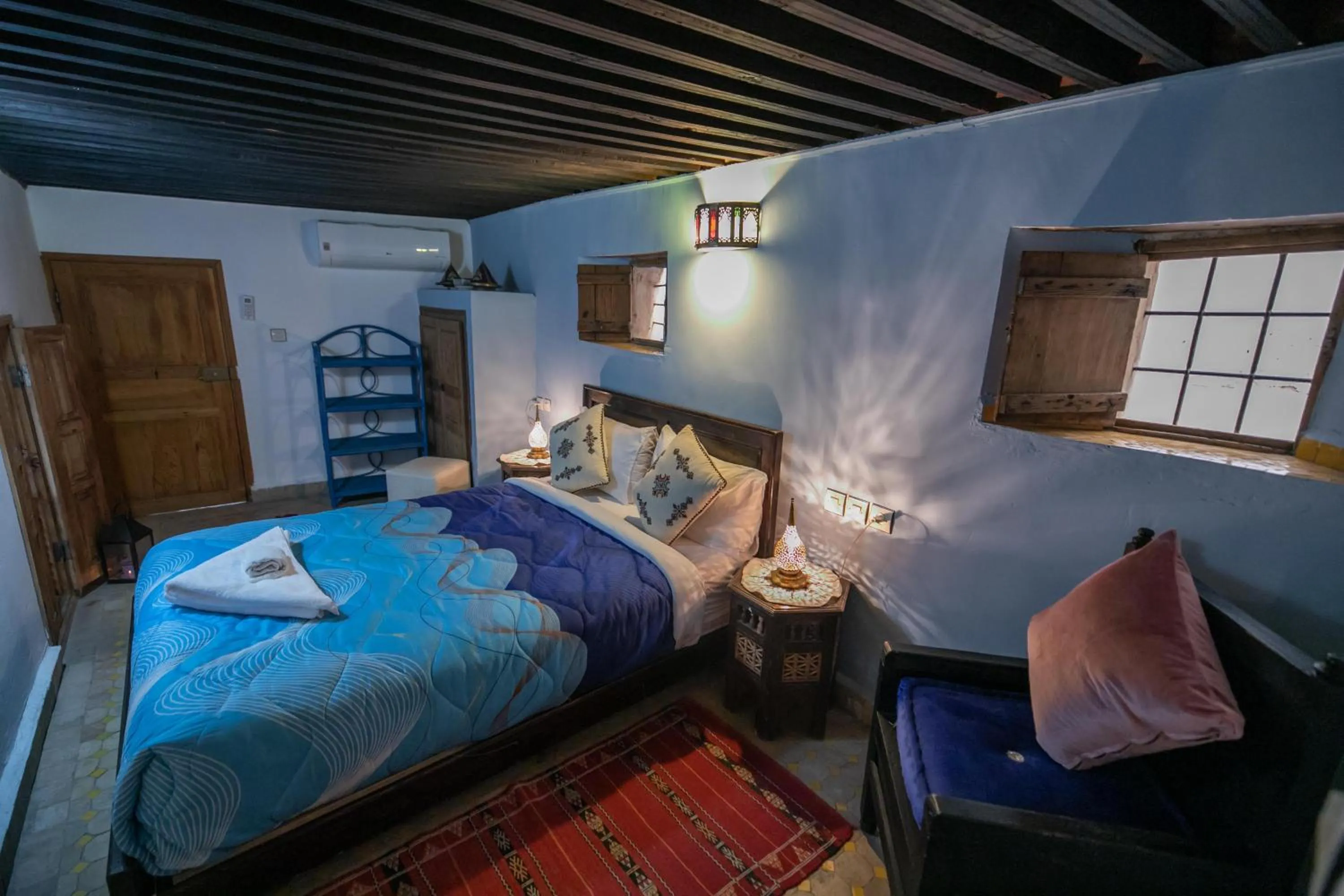 Bed in Riad Hidaya
