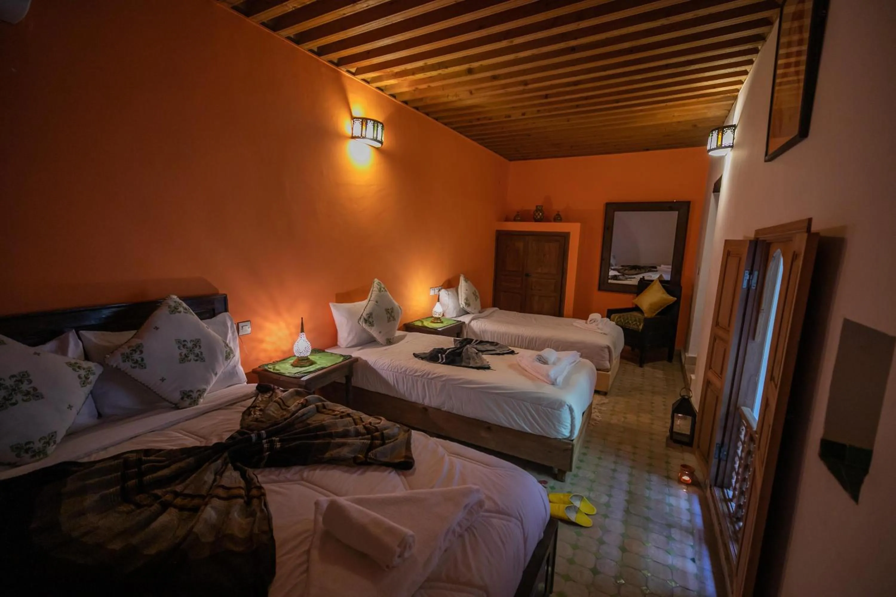 Bed in Riad Hidaya