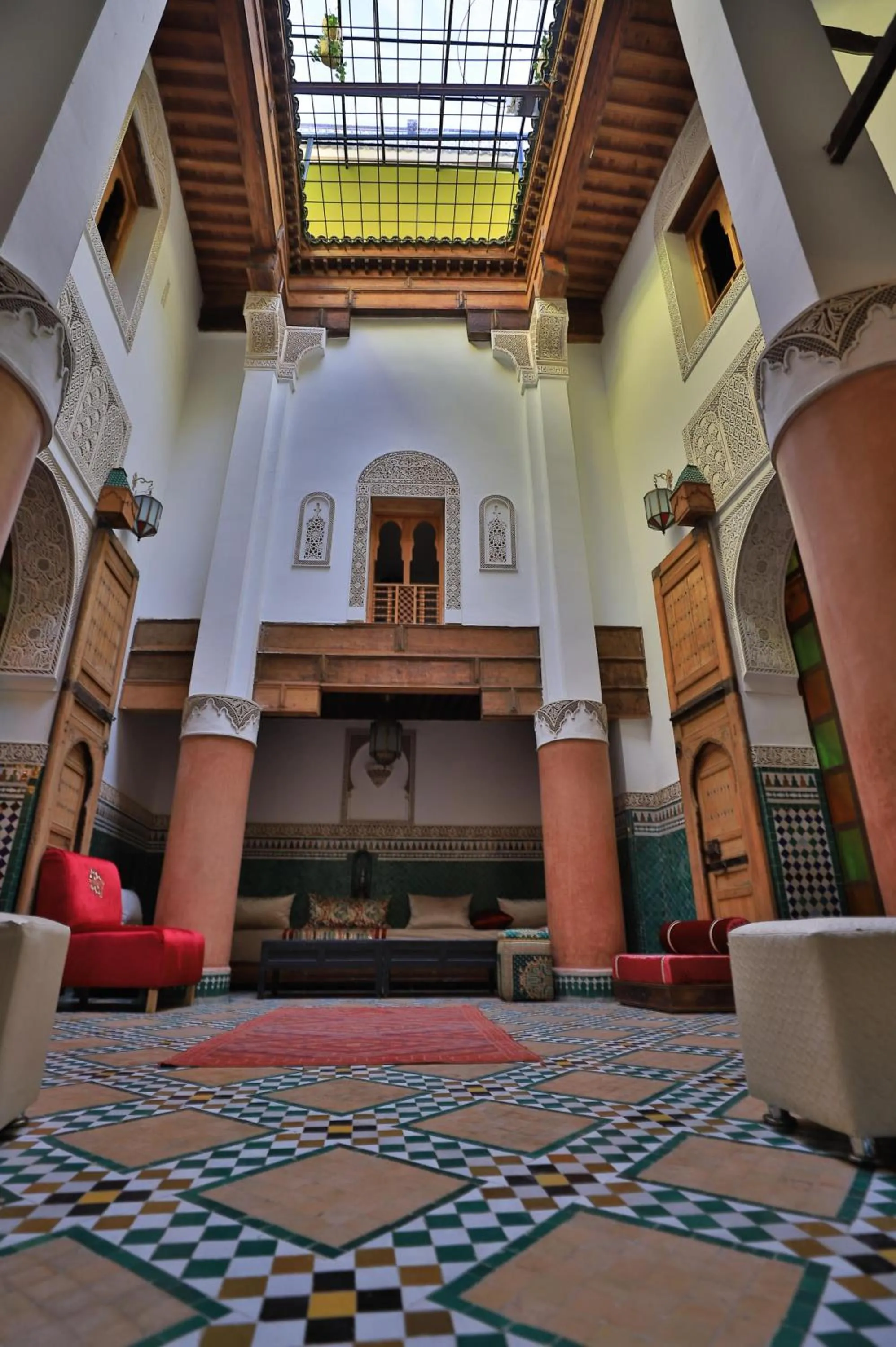 Living room in Riad Hidaya