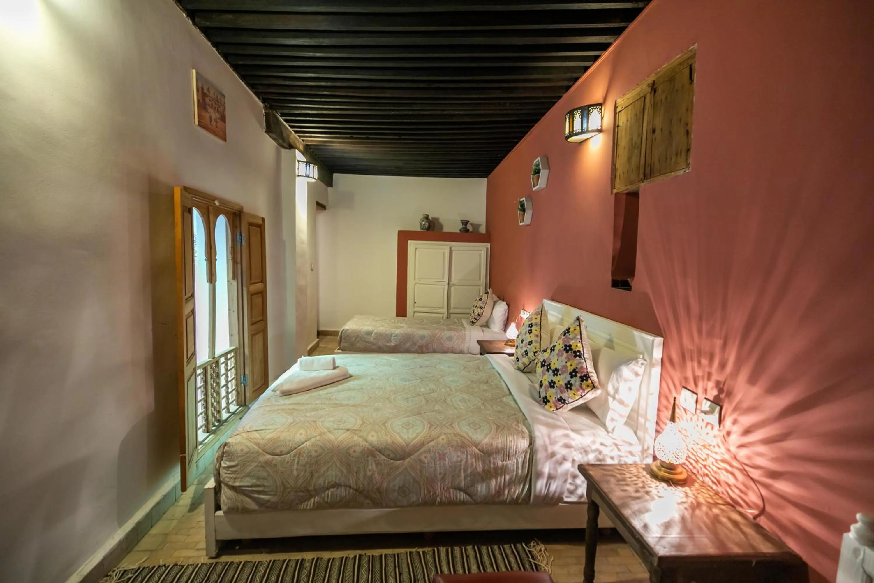 Bed in Riad Hidaya
