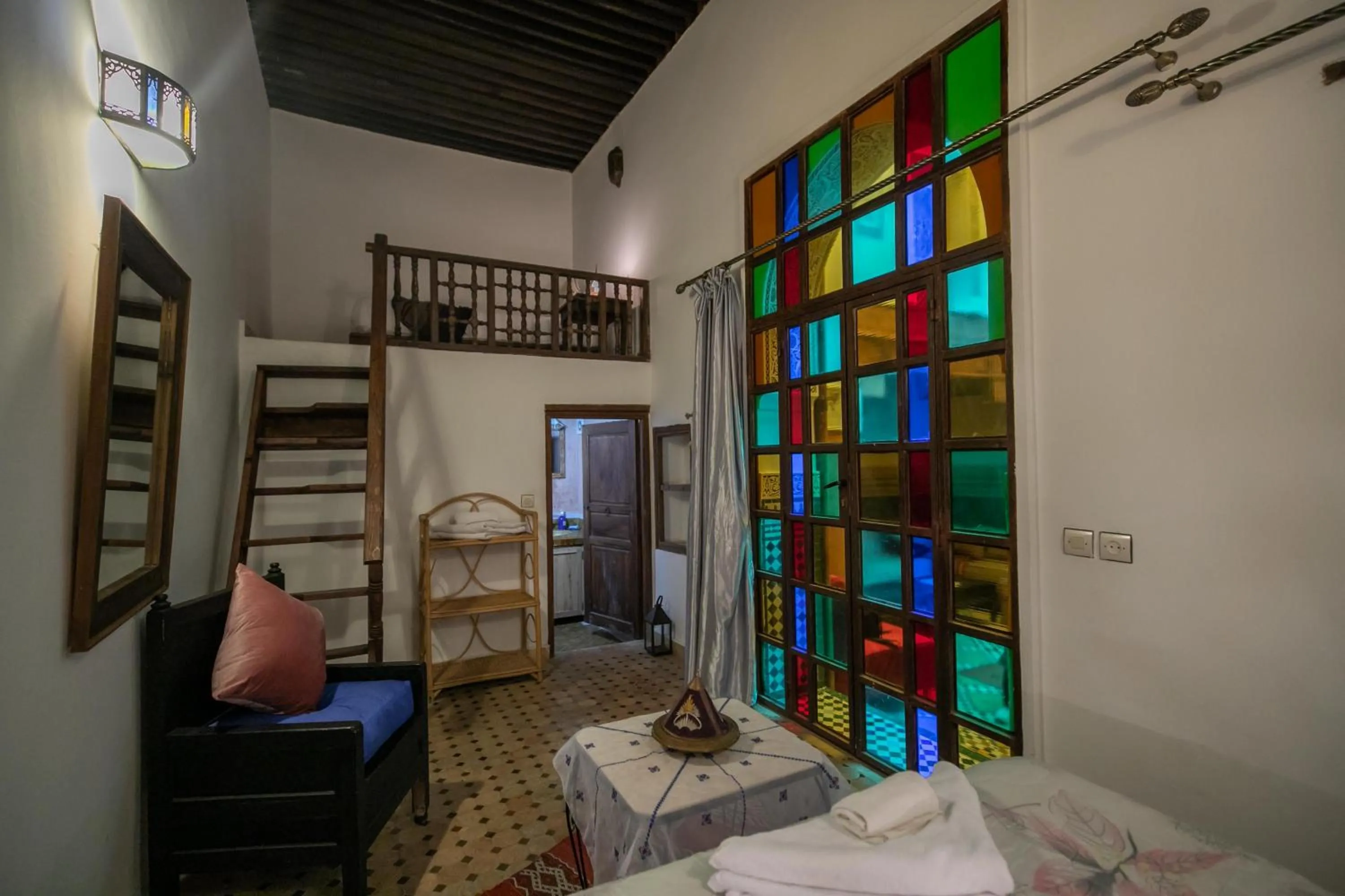 Bed in Riad Hidaya