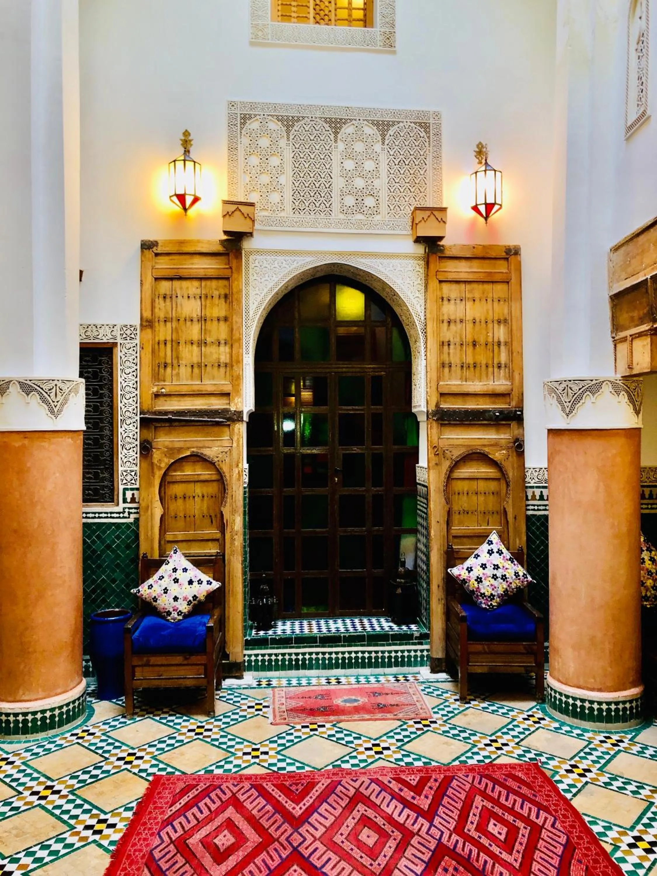 Facade/entrance in Riad Hidaya