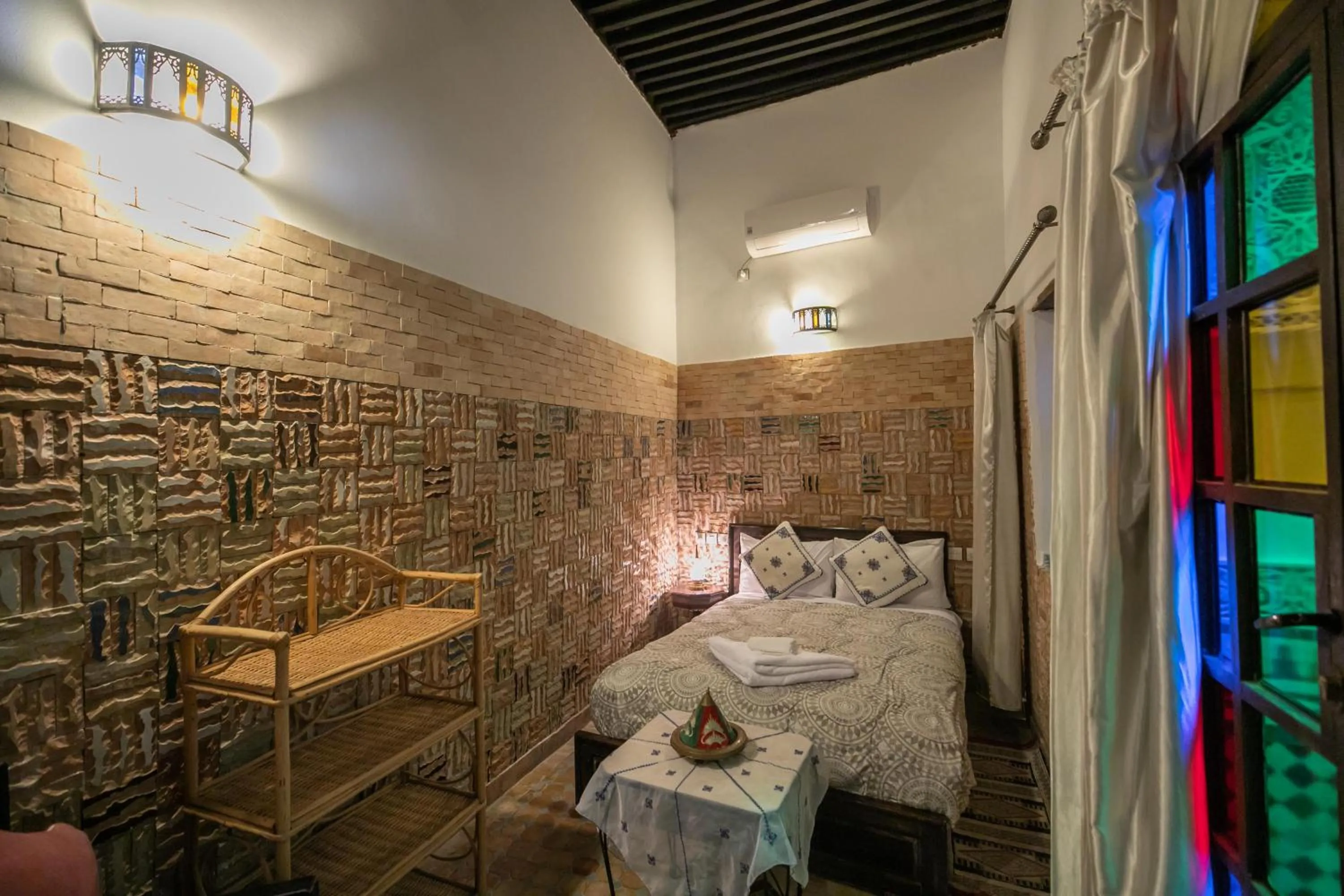 Bed in Riad Hidaya