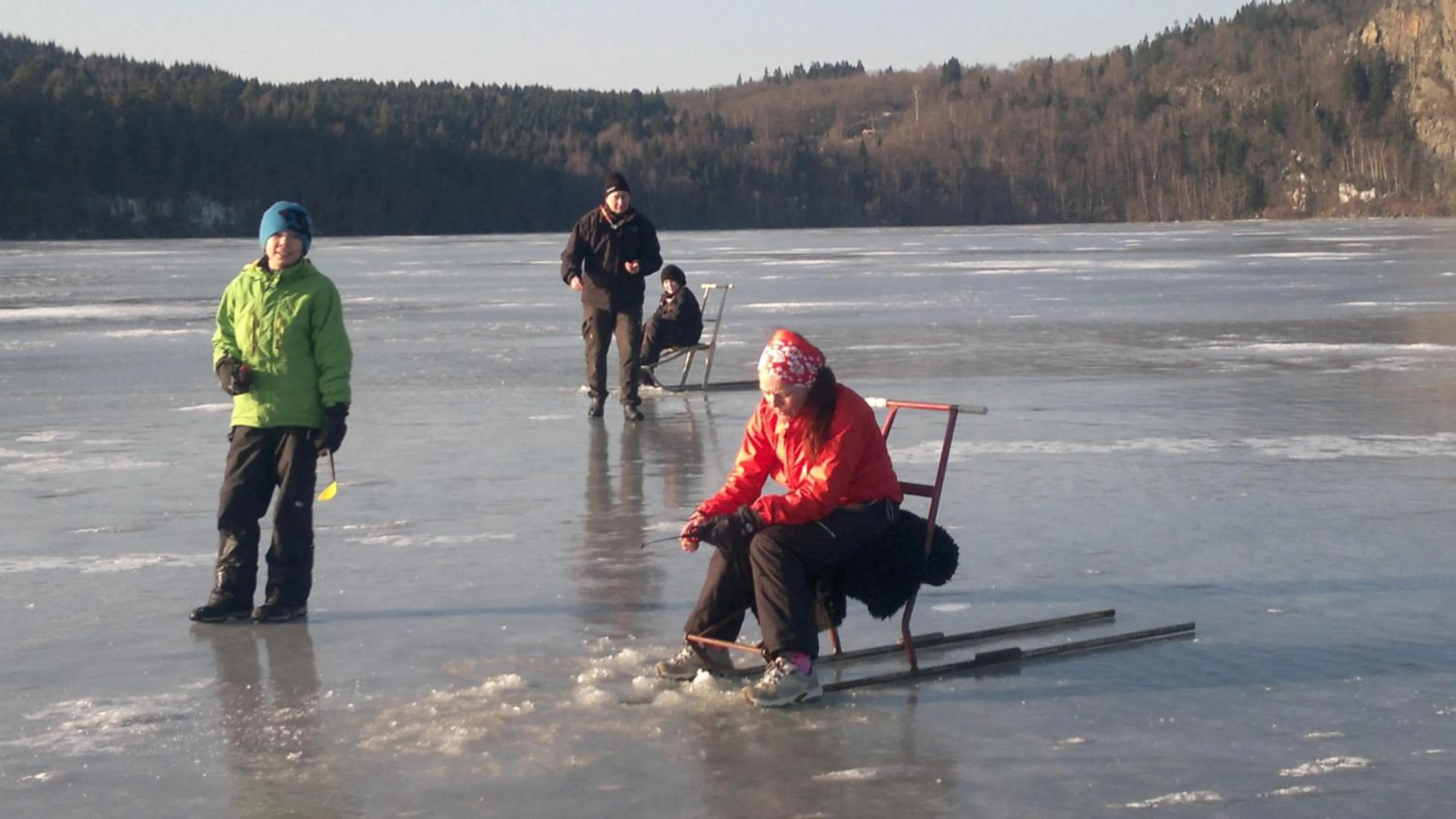group of guests in Älgbergets Bed & Breakfast