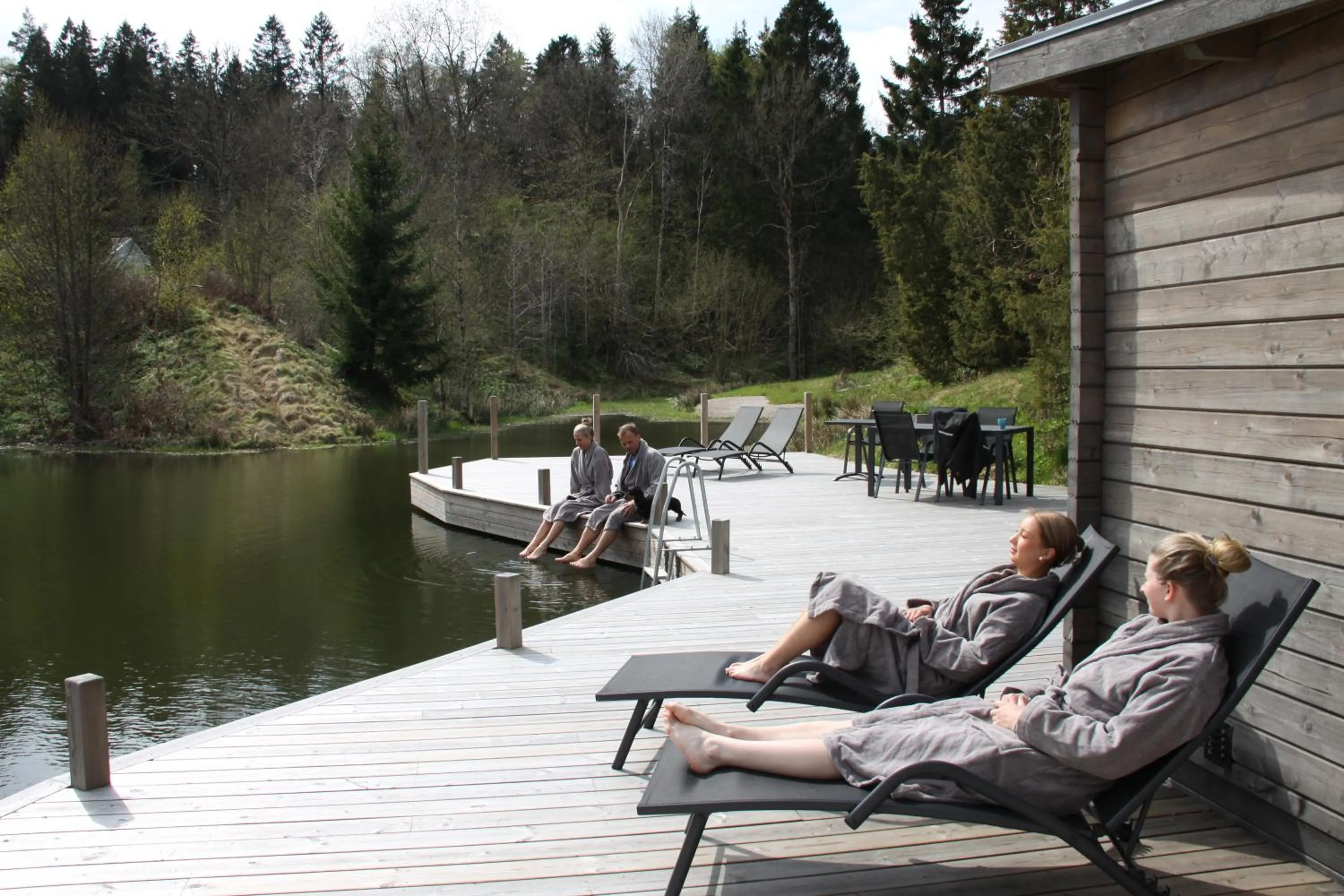 Sauna in Älgbergets Bed & Breakfast