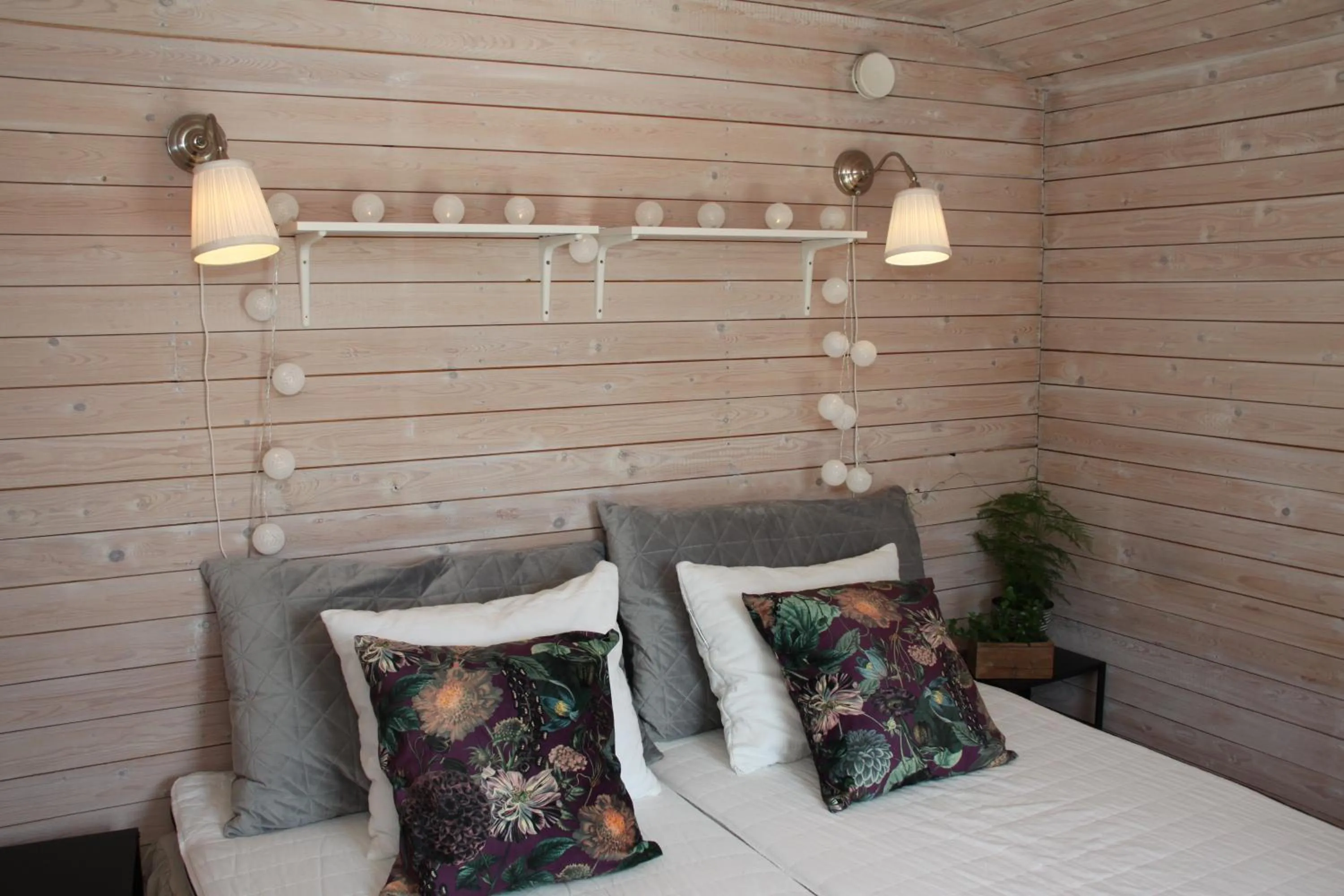 Bed in Älgbergets Bed & Breakfast