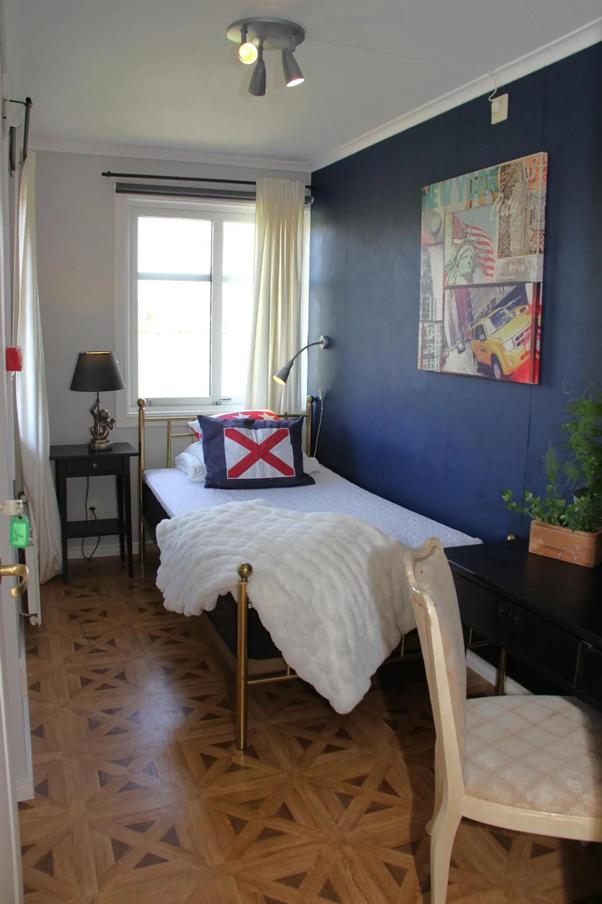 Bed in Älgbergets Bed & Breakfast