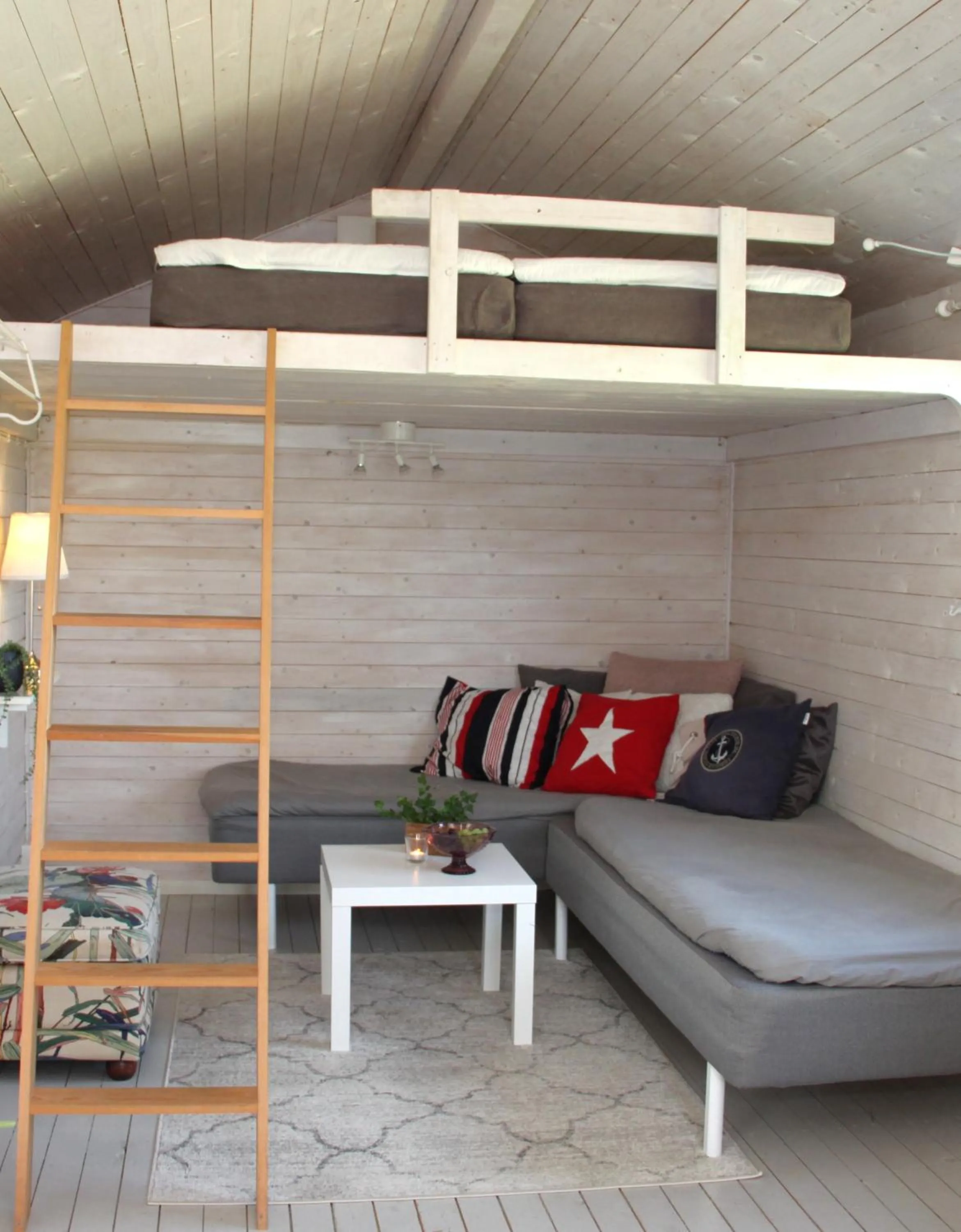 Bed in Älgbergets Bed & Breakfast