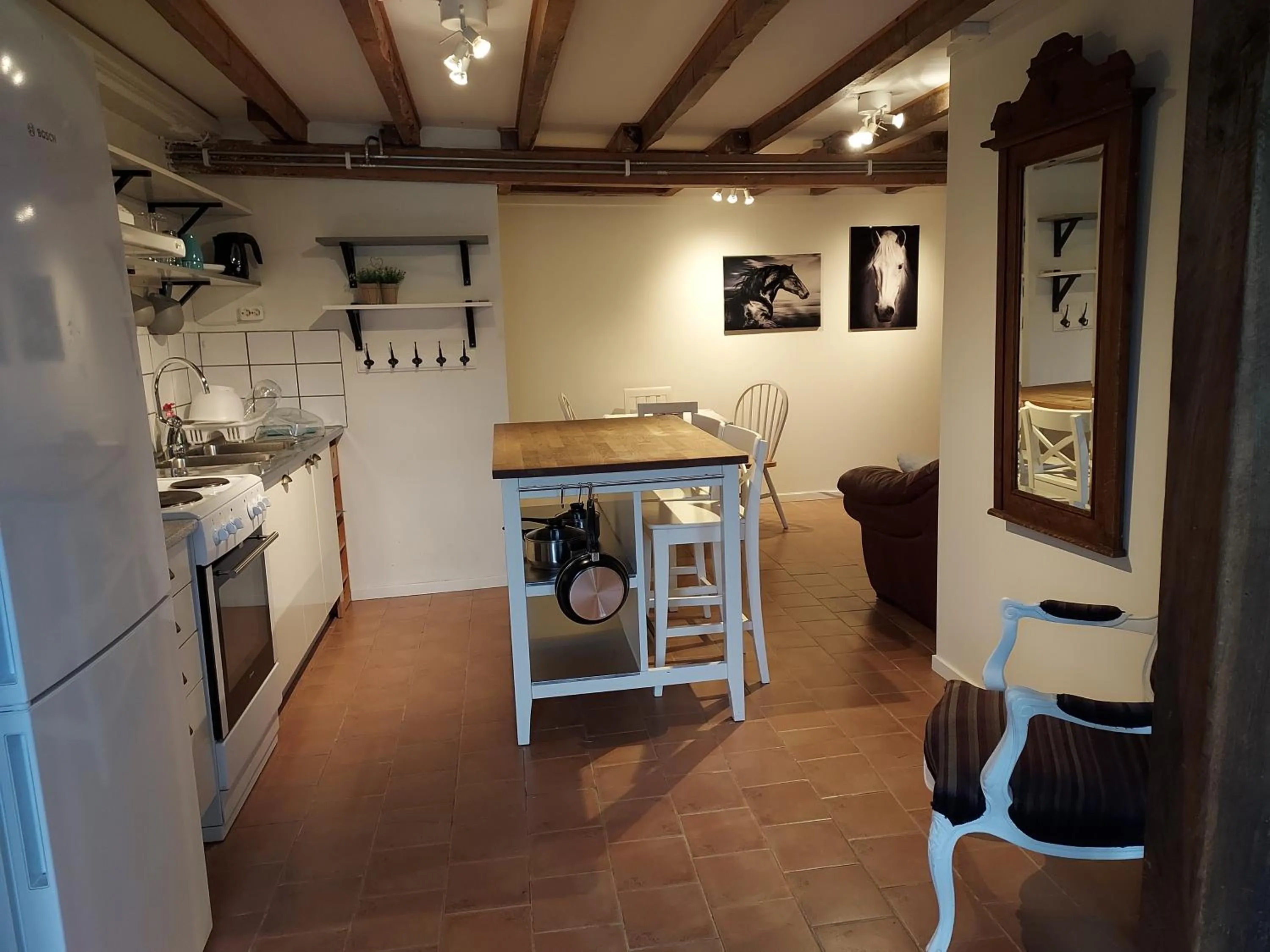 Kitchen or kitchenette in Älgbergets Bed & Breakfast