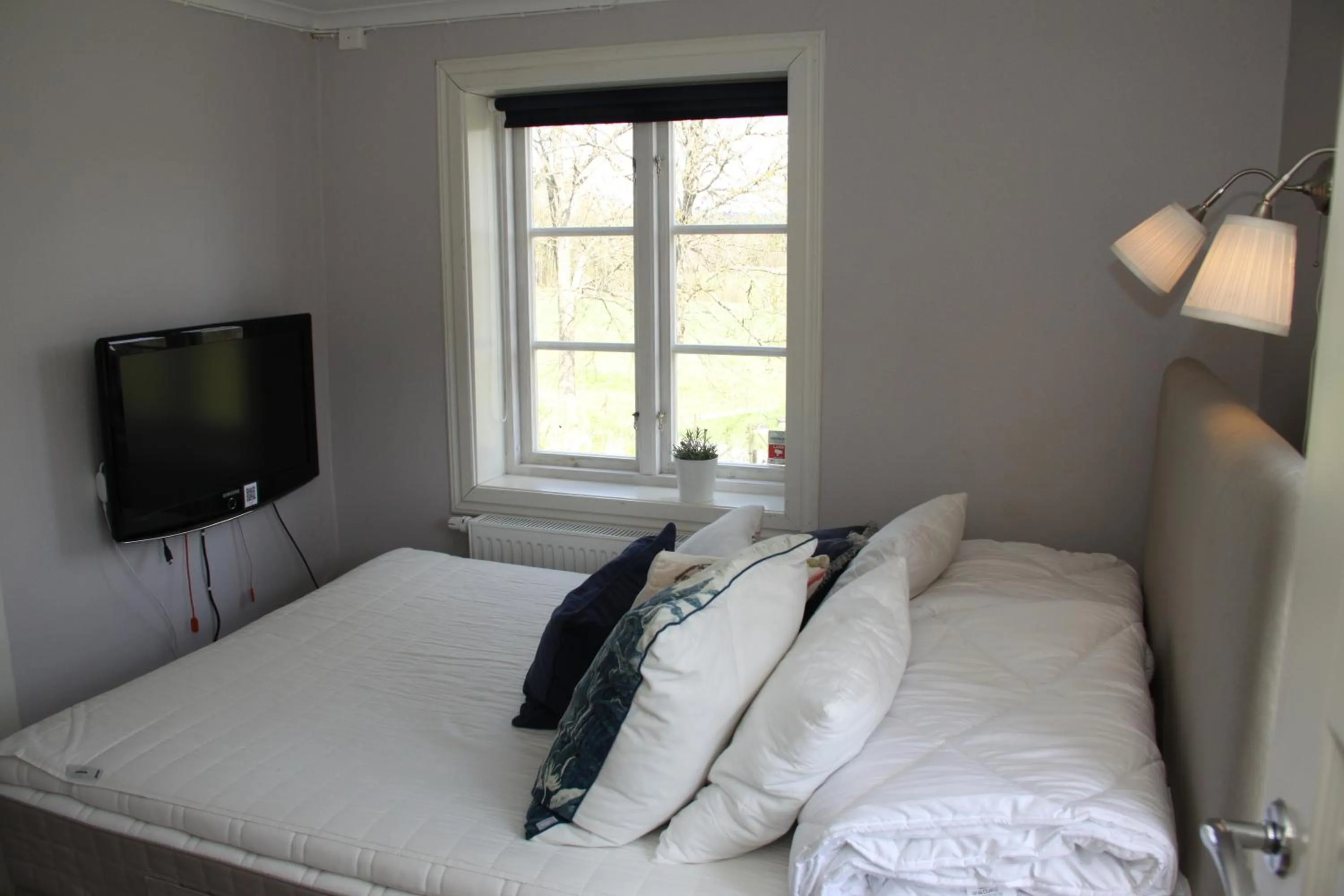 Bed in Älgbergets Bed & Breakfast