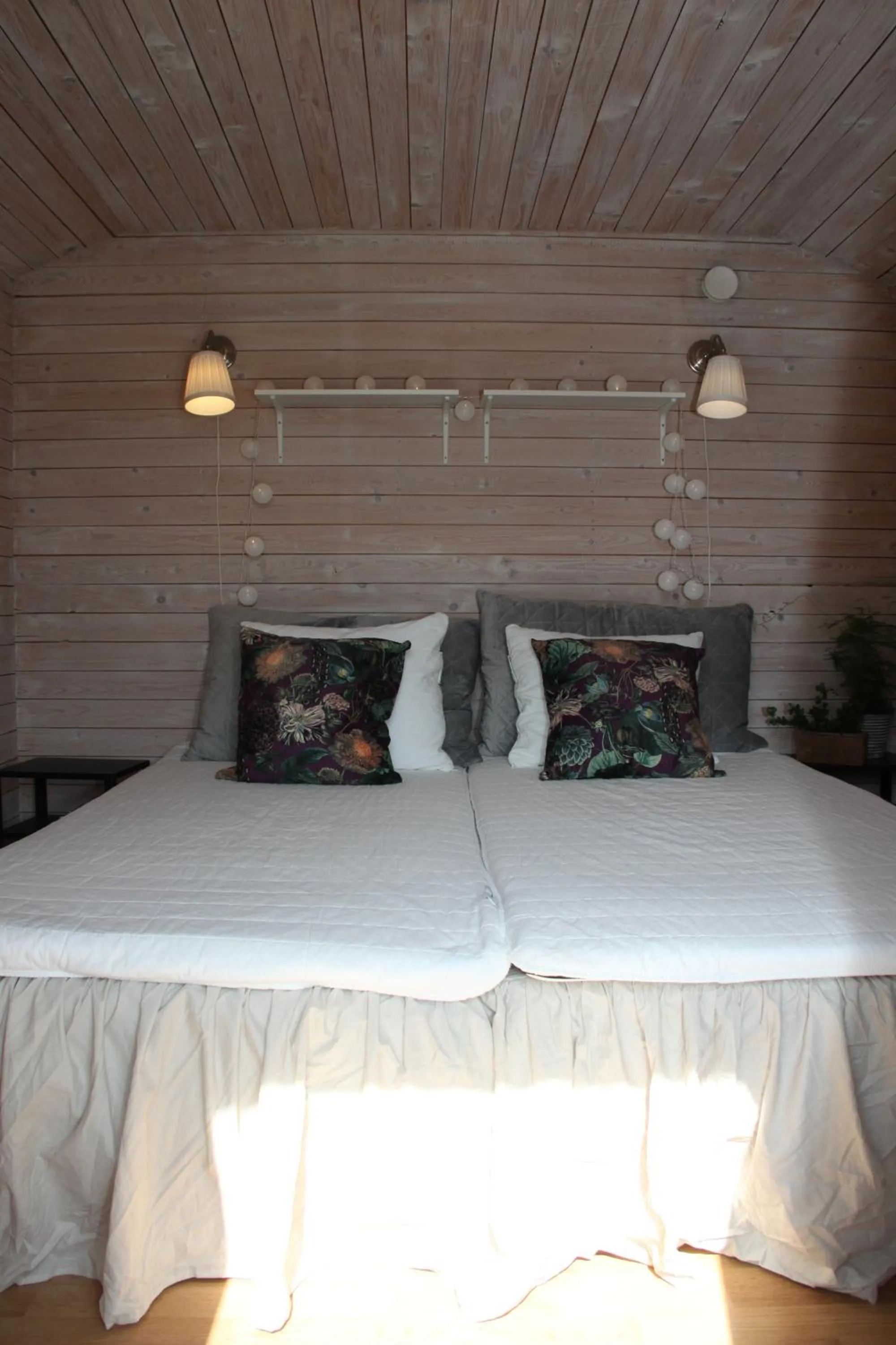 Bed in Älgbergets Bed & Breakfast