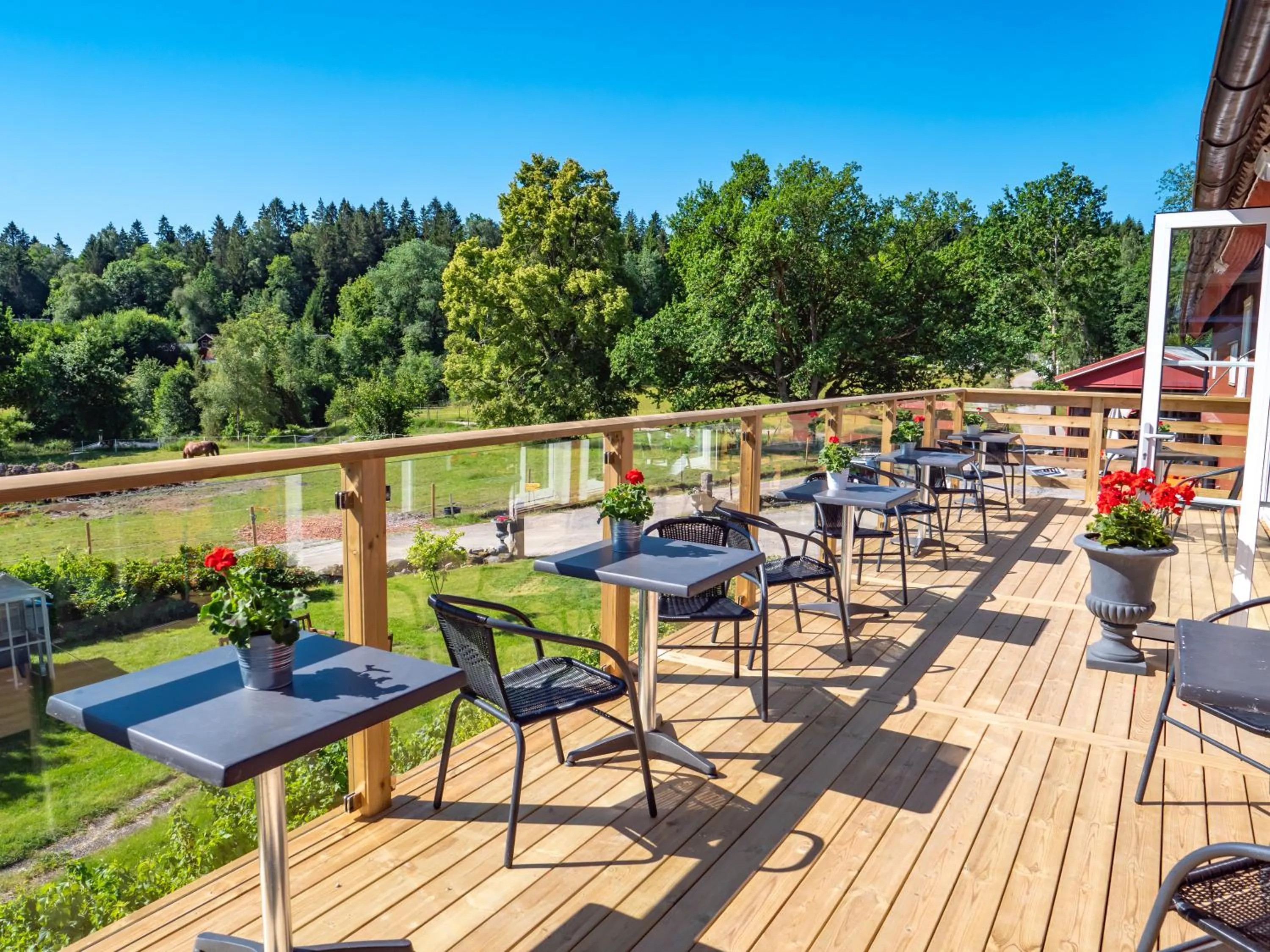 Balcony/Terrace in Älgbergets Bed & Breakfast