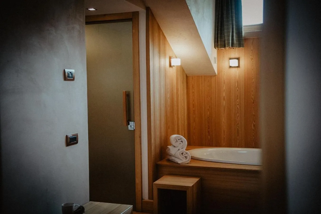 Sauna in Hotel Larice