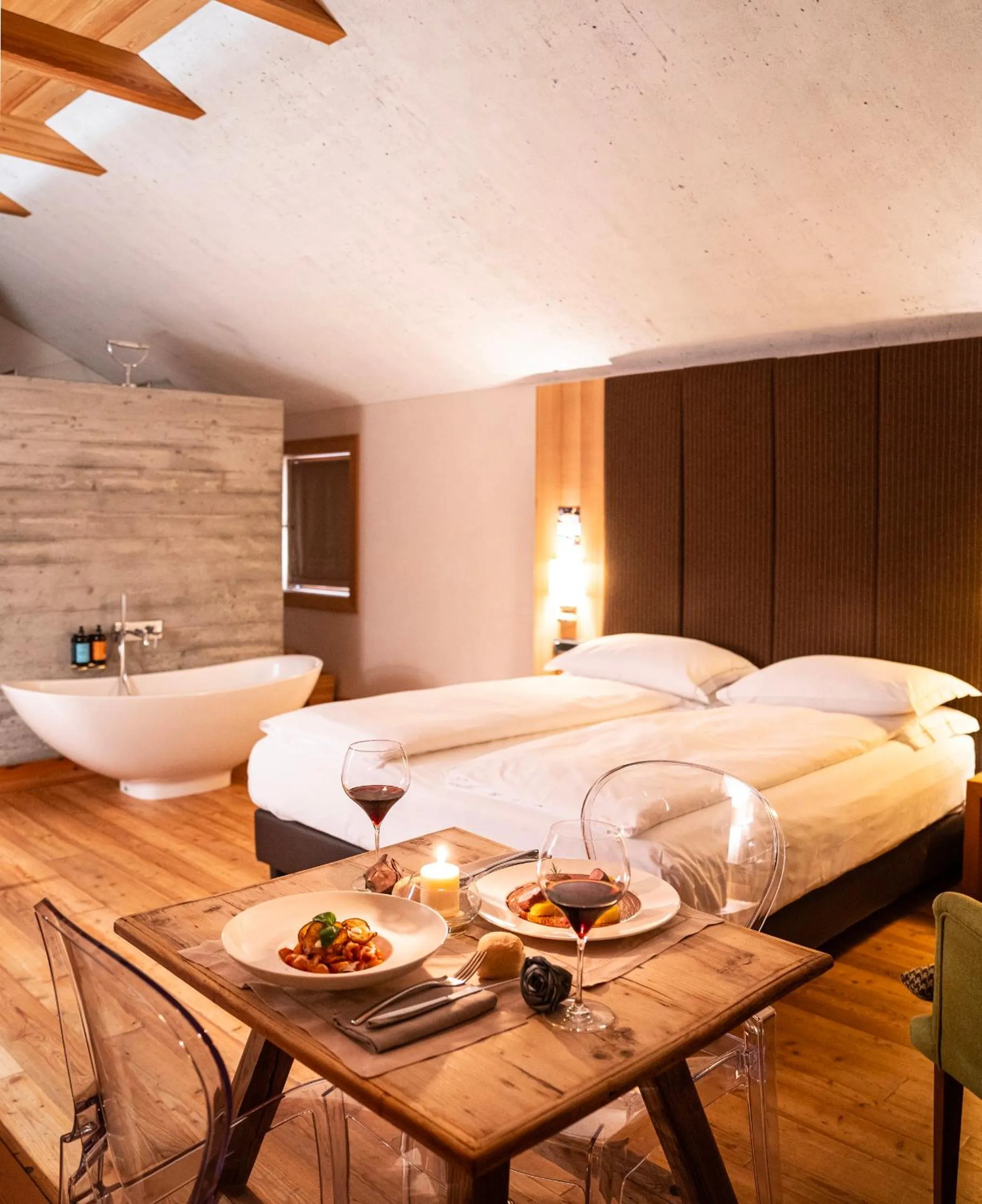 Bedroom, Bed in Hotel Larice