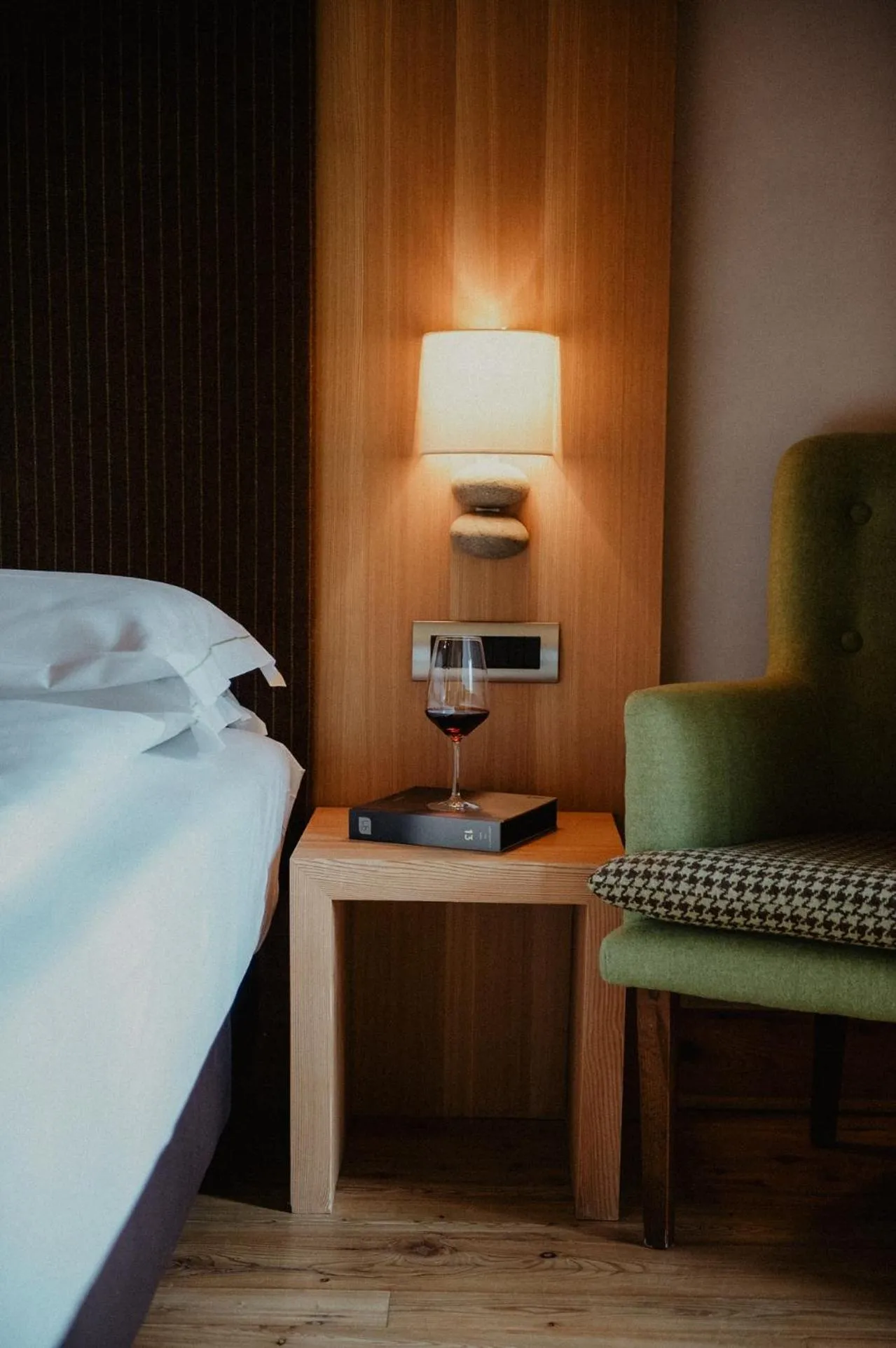 Decorative detail, Bed in Hotel Larice