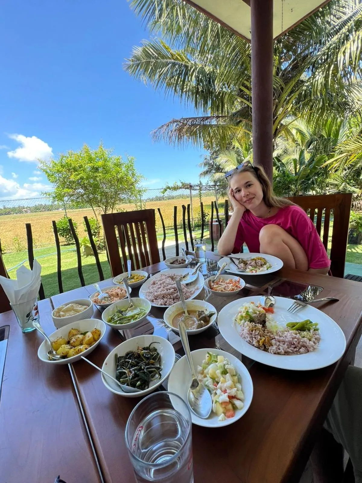 Food in Lavender Home Yala Safari