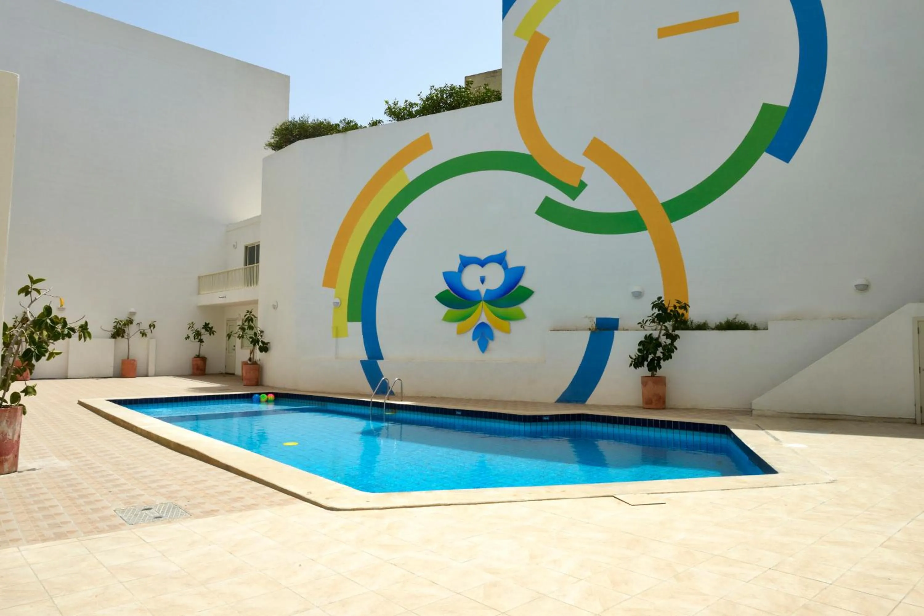 Swimming pool in NSTS Campus Residence and Hostel