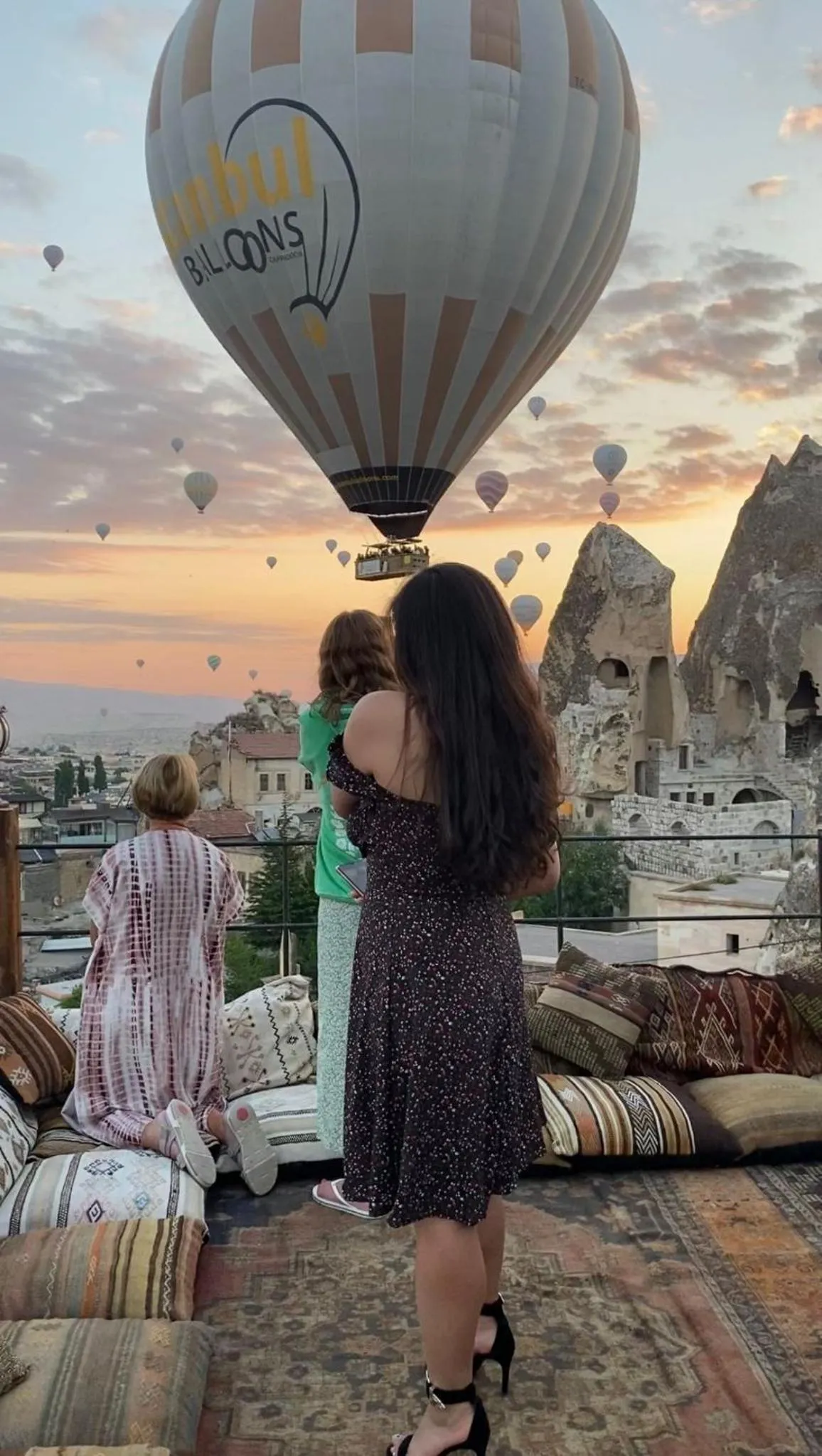 People in Castle Cave Hotel