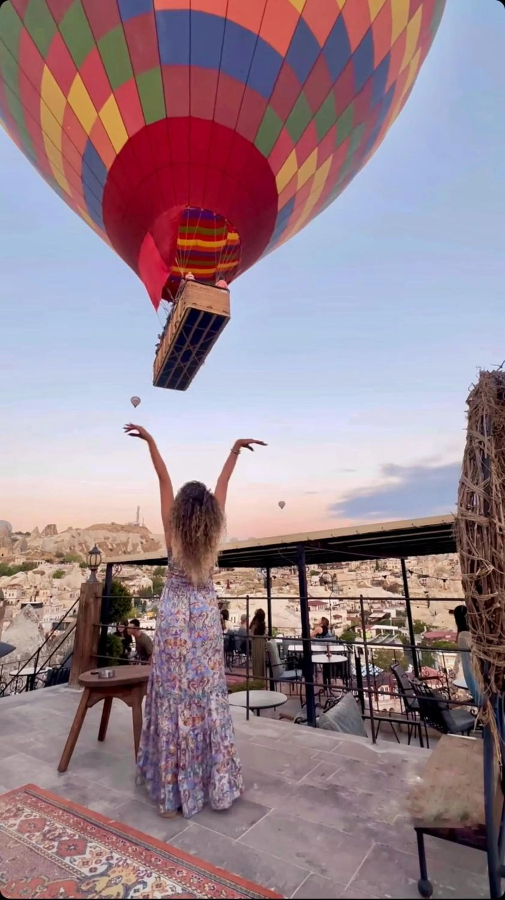 People in Castle Cave Hotel