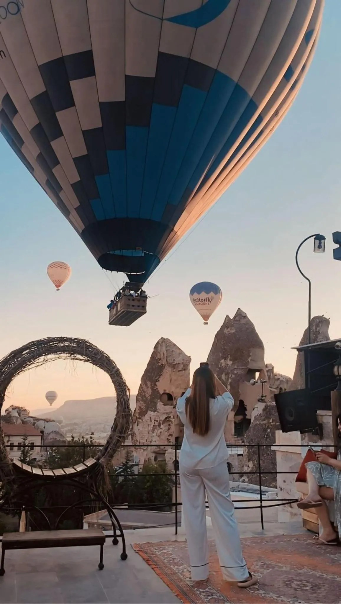 People in Castle Cave Hotel