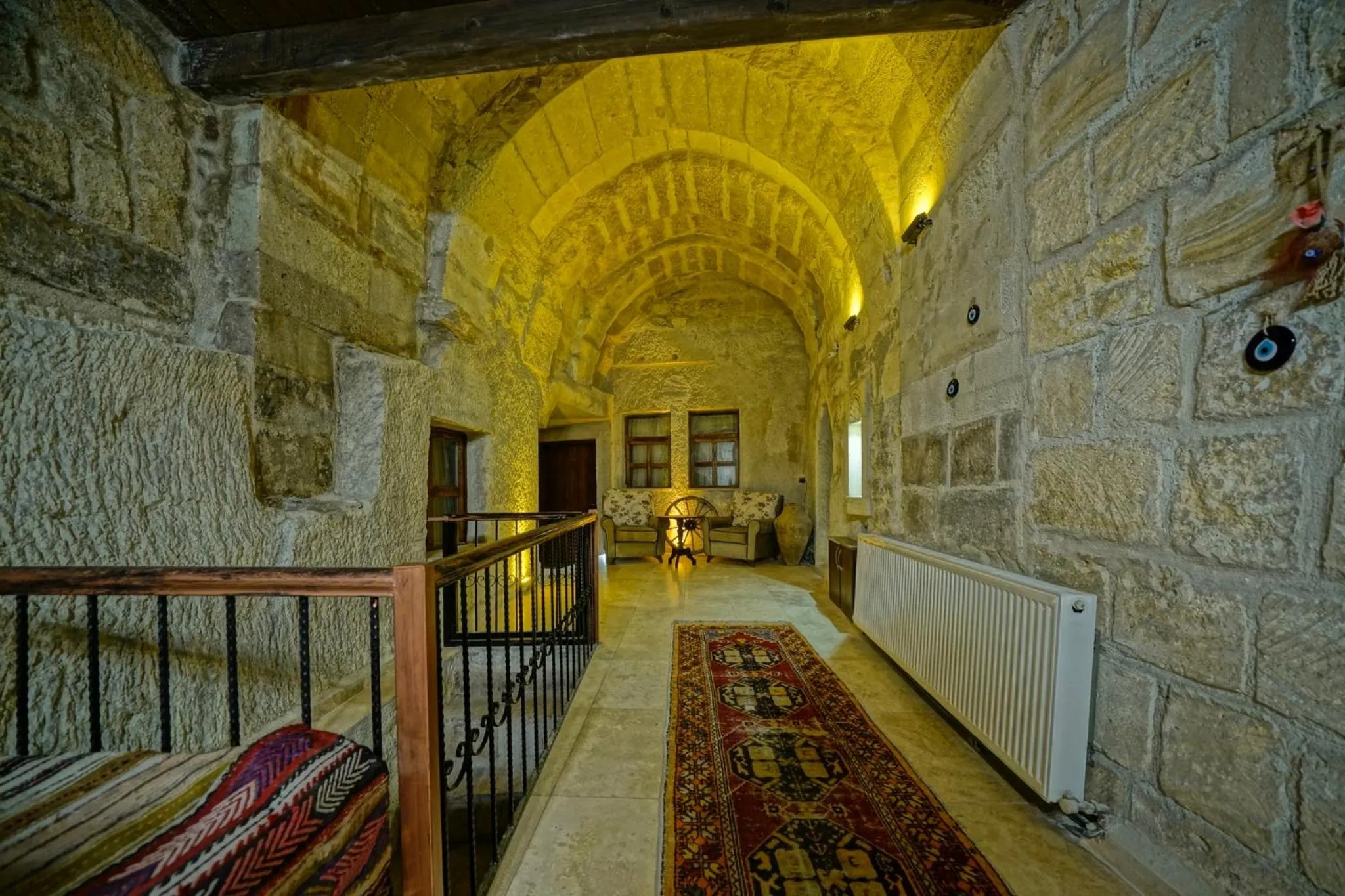 Lobby or reception in Castle Cave Hotel