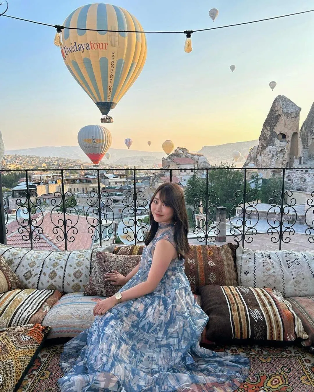 People in Castle Cave Hotel