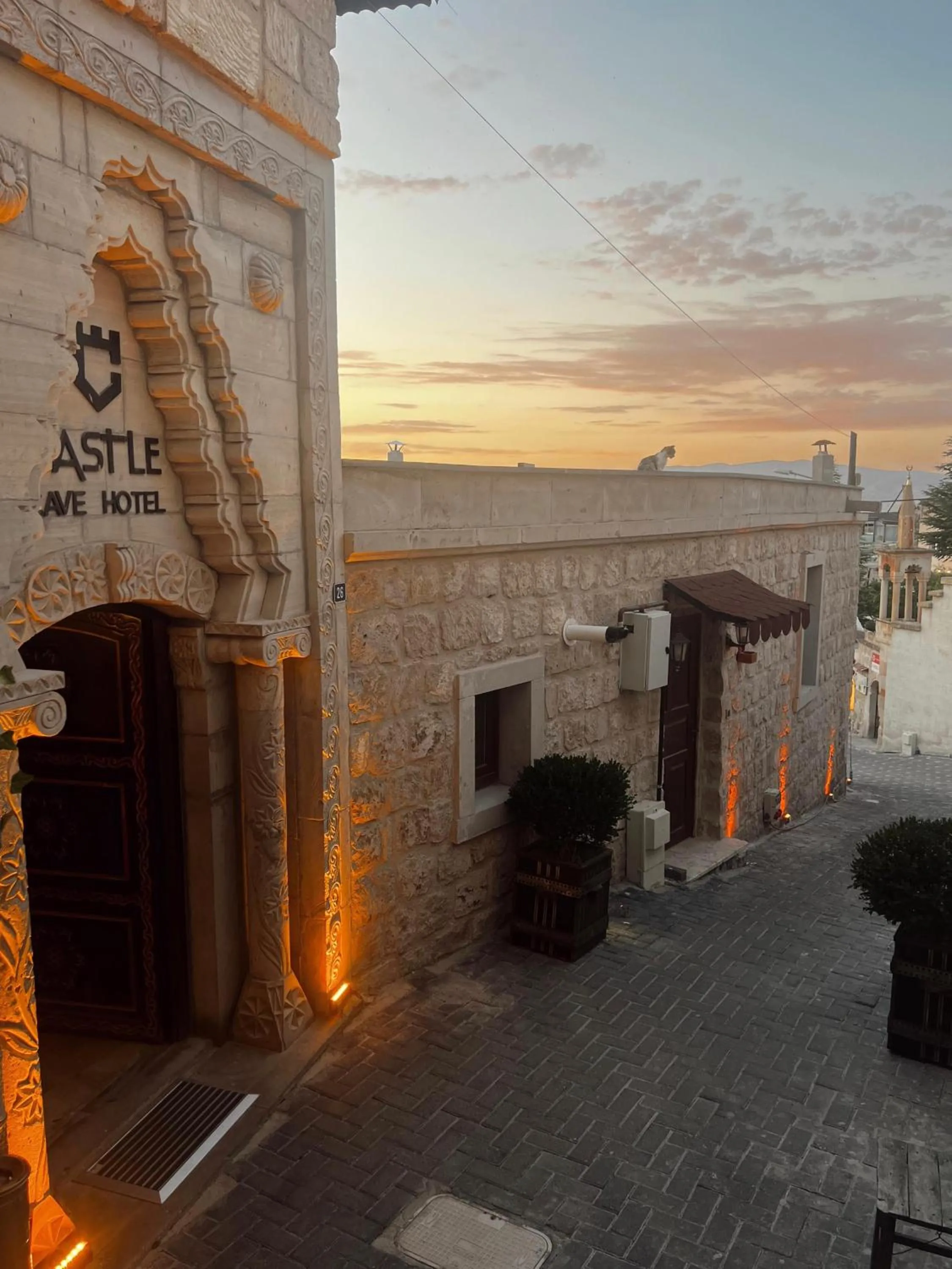 Property building in Castle Cave Hotel