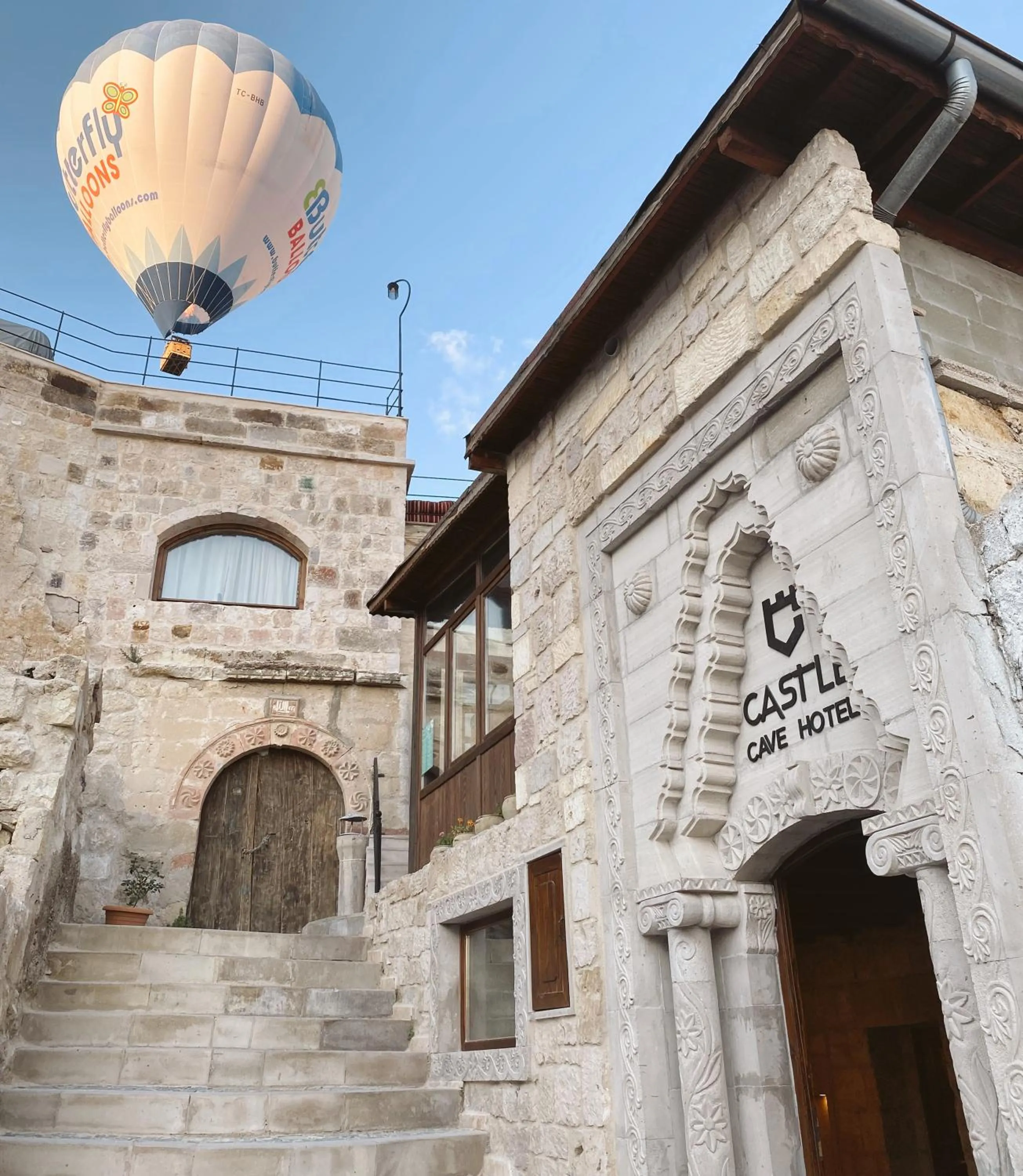 Property building in Castle Cave Hotel