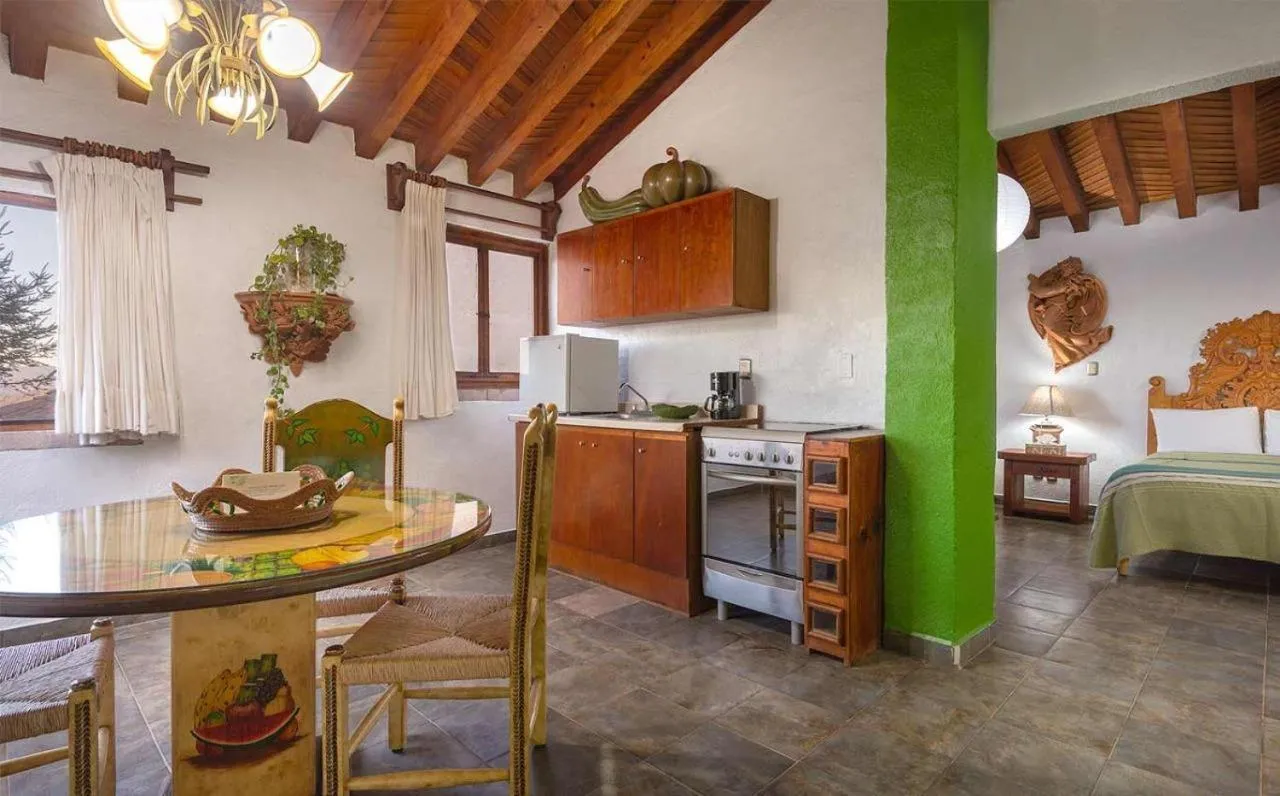 Bed in Eco Hotel Ixhi