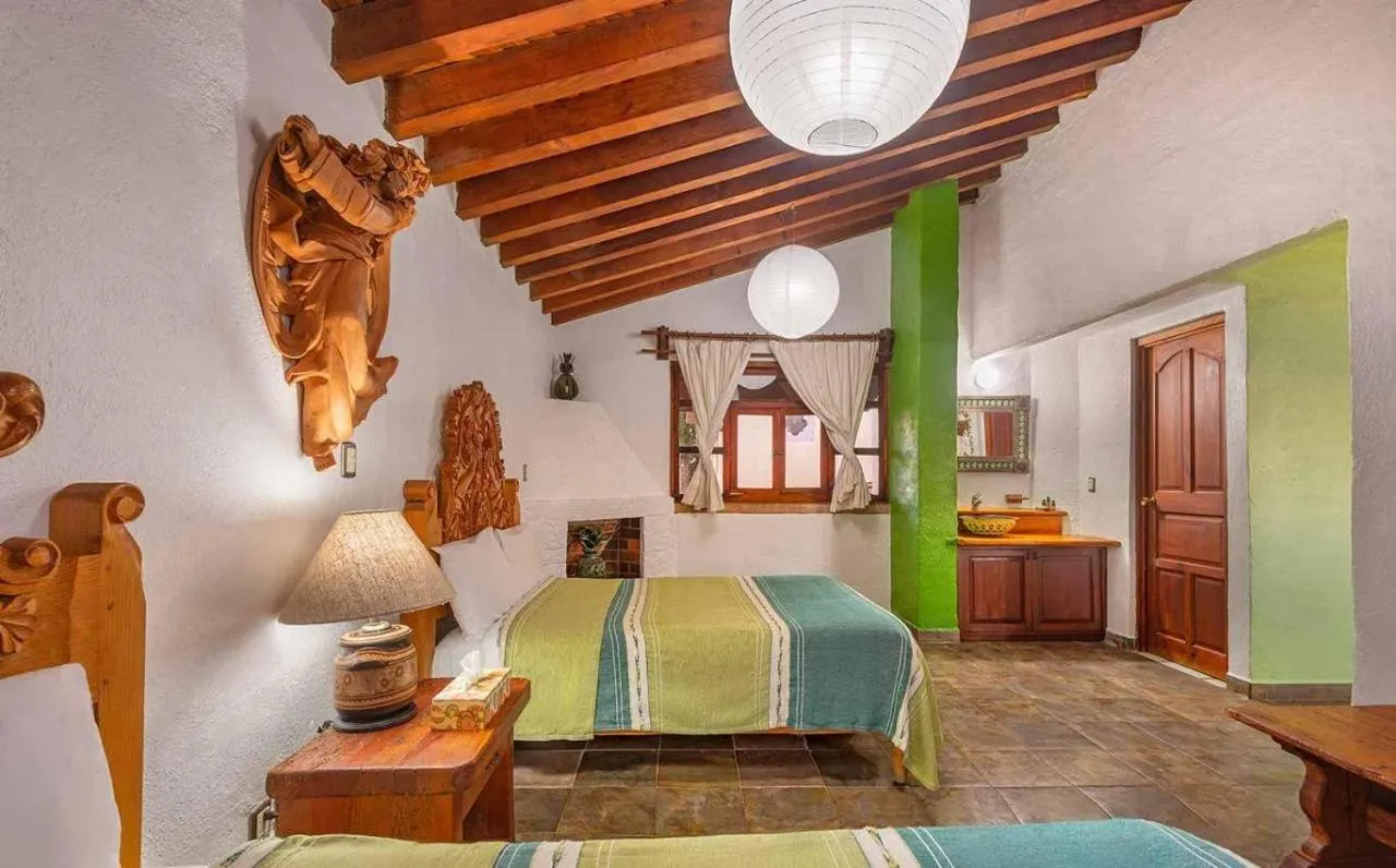 Bed in Eco Hotel Ixhi