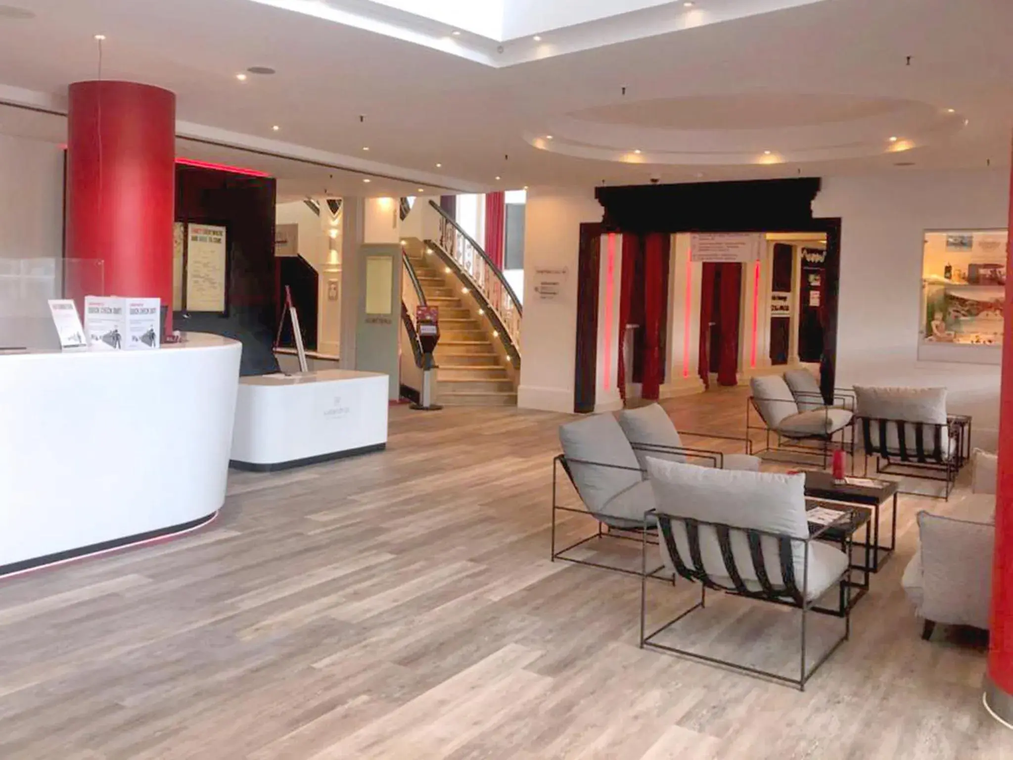 Lobby or reception in DORMERO Hotel Stuttgart Lobby or reception in DORMERO Hotel Stuttgart