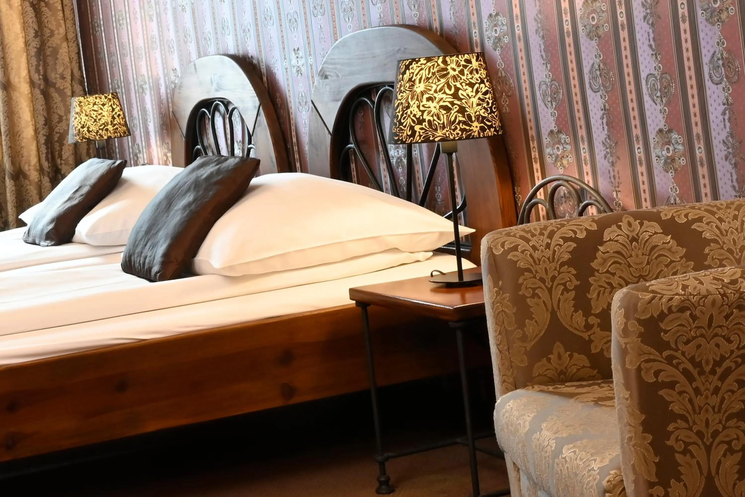 Bed in Hotel Bouček