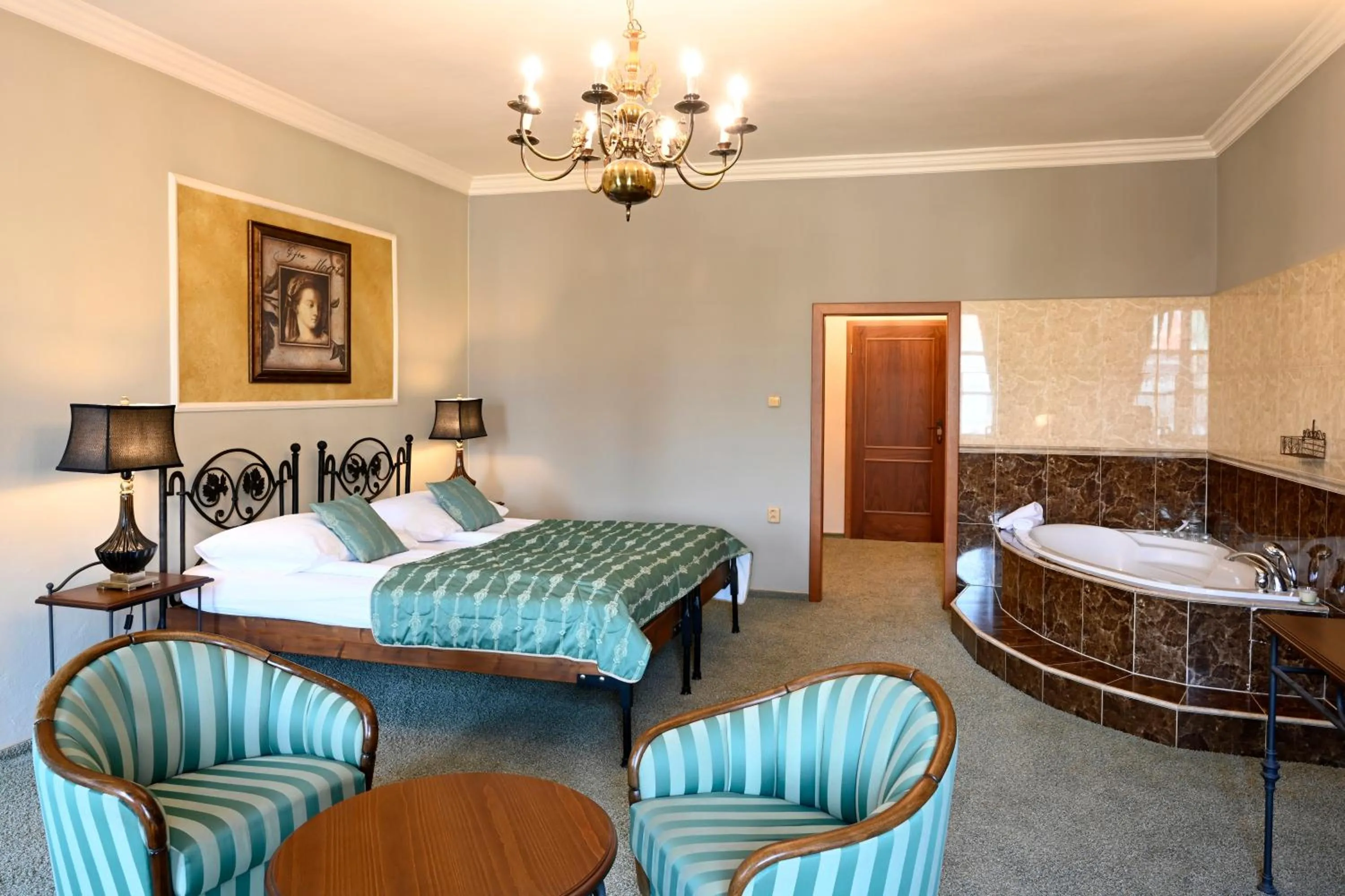 Bedroom, Bed in Hotel Bouček