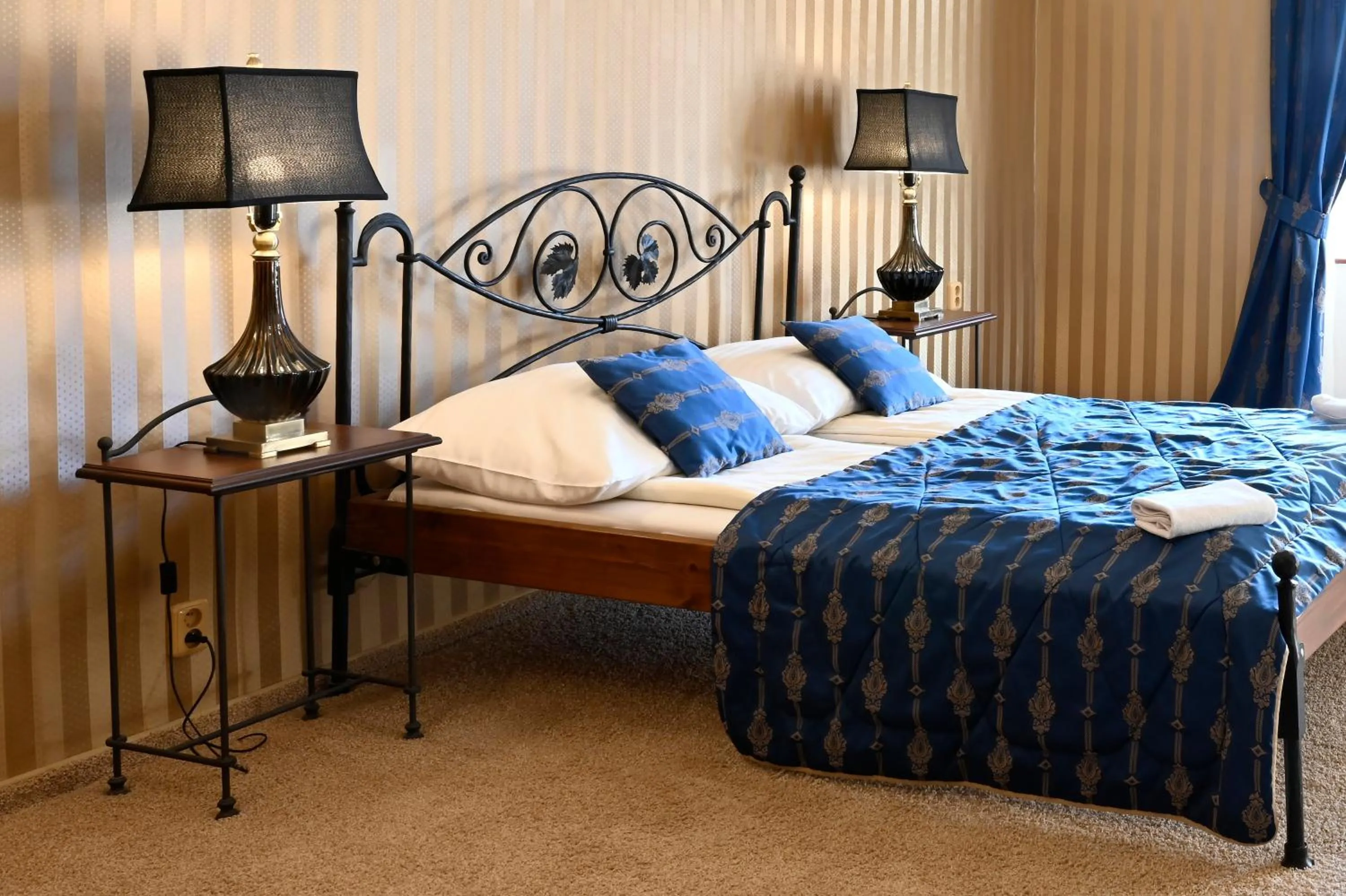 Bed in Hotel Bouček