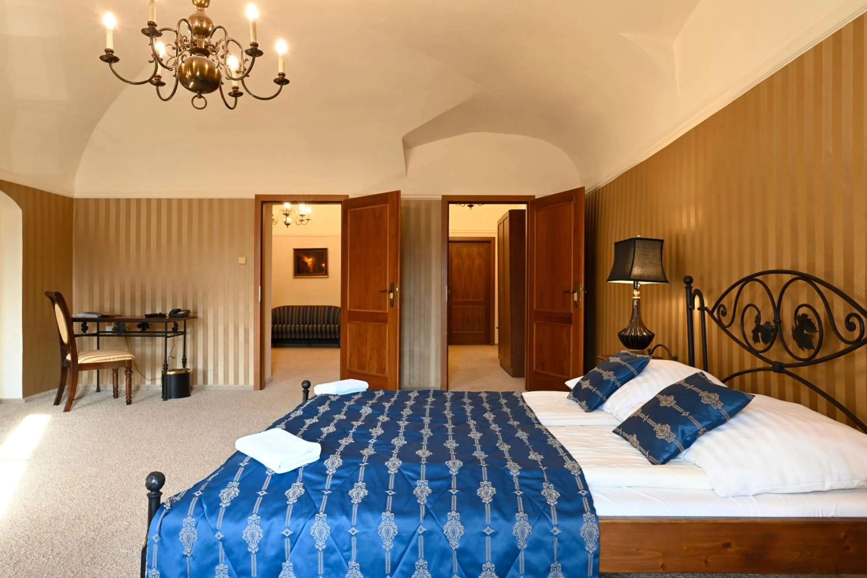 Bed in Hotel Bouček