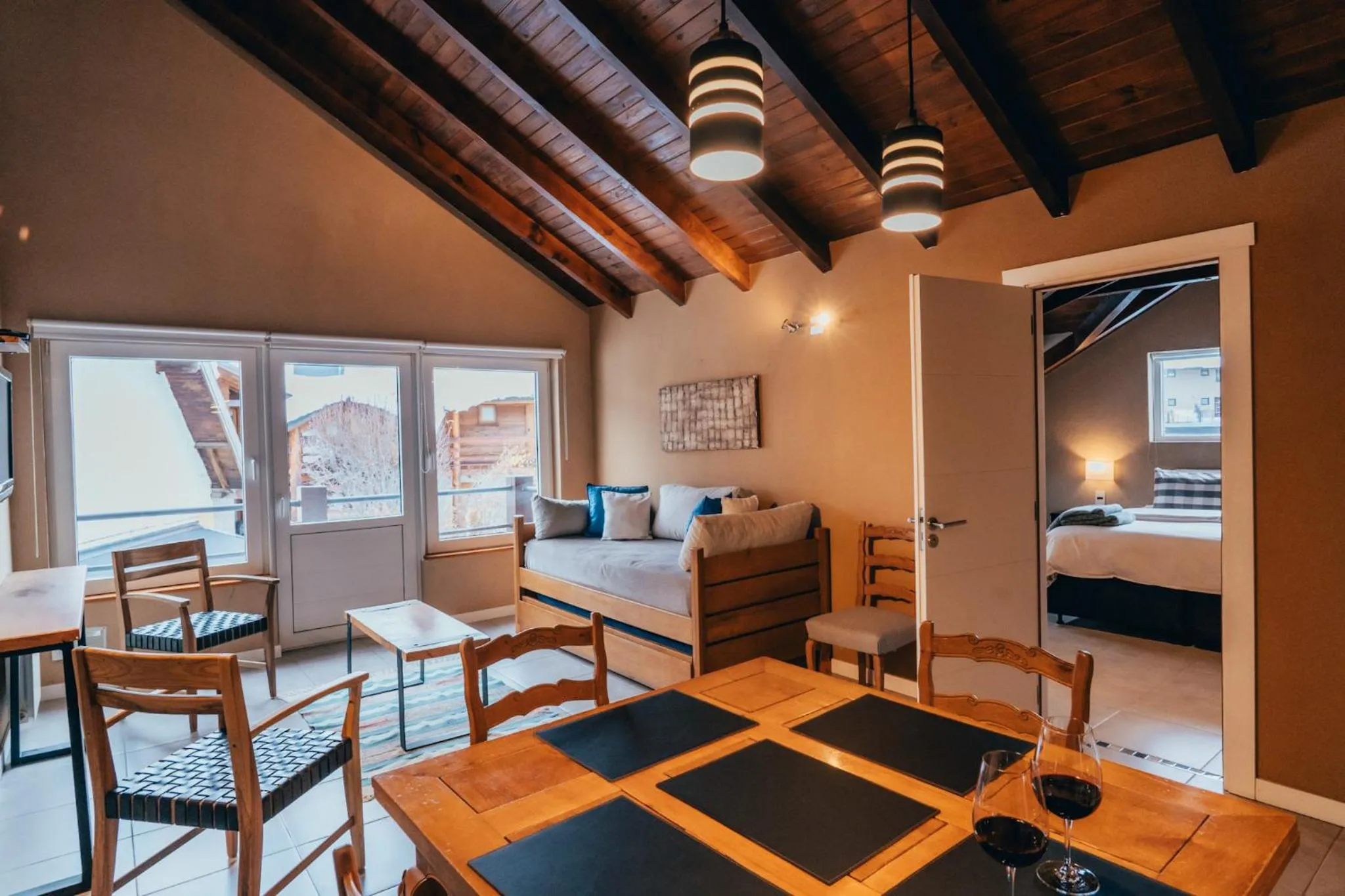 Photo of the whole room, Bed in Ski Sur Apartments