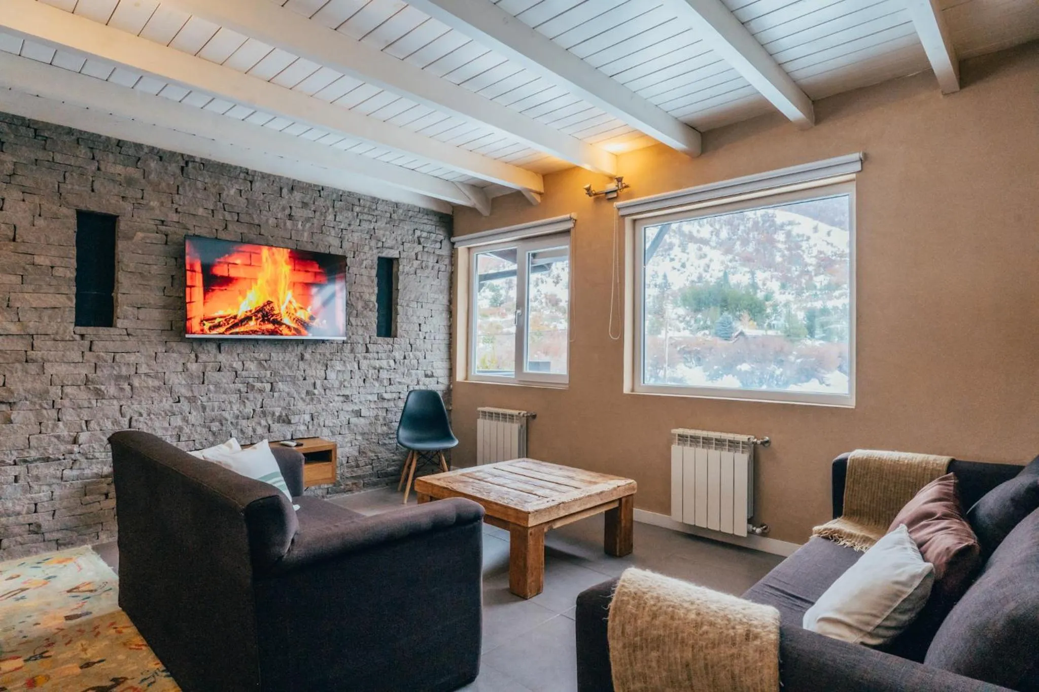 Living room in Ski Sur Apartments