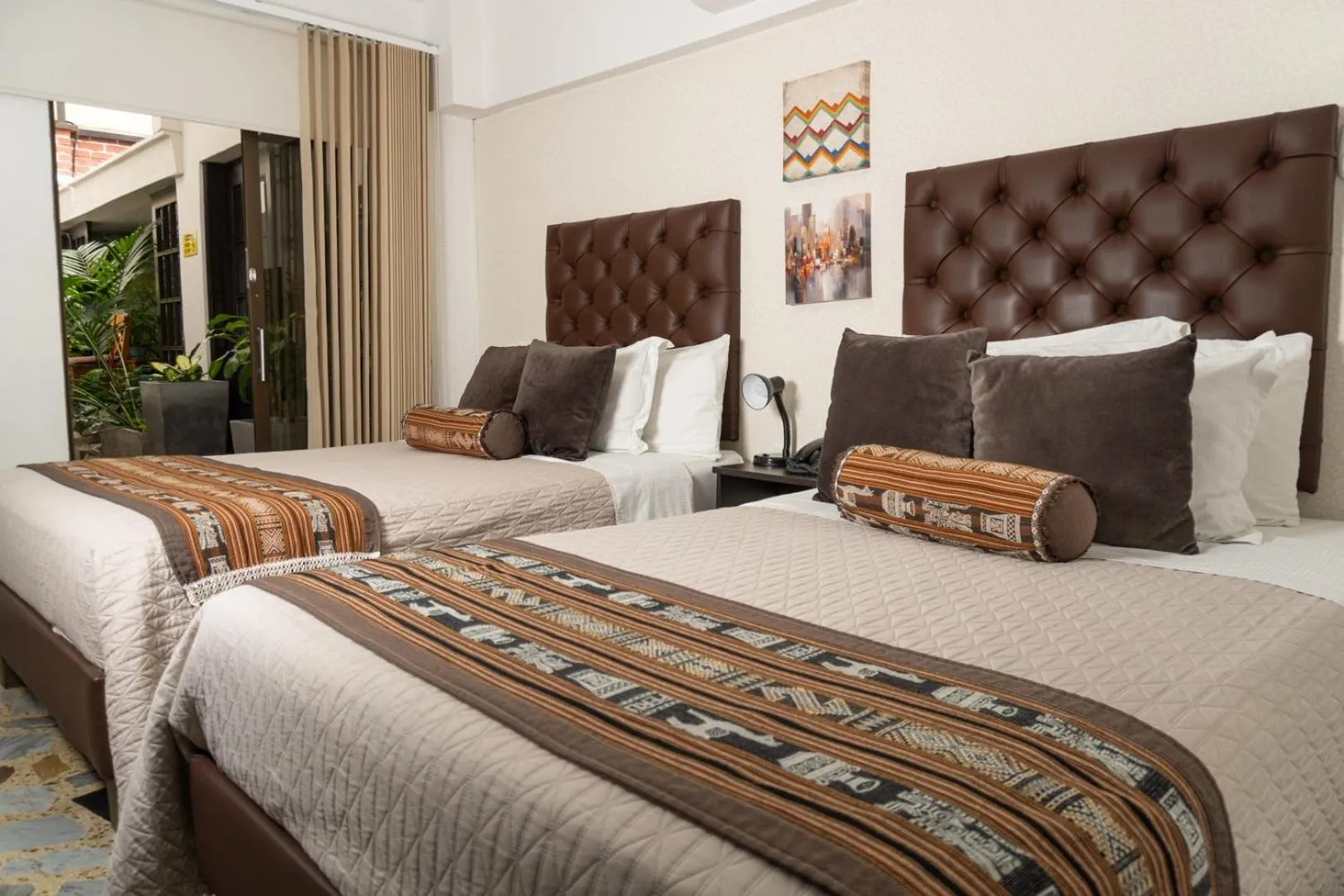 Twin Room in Hotel Alamos Del Parque