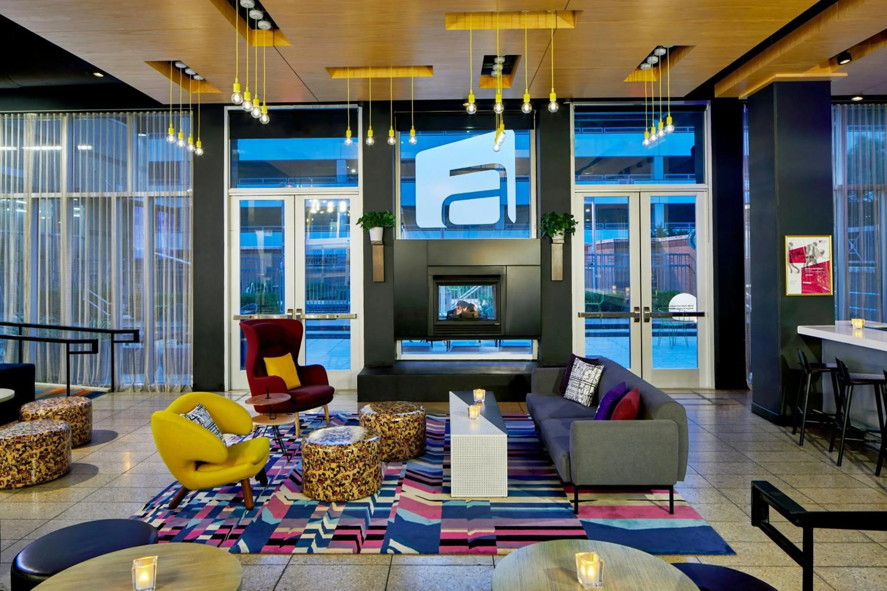 Lobby or reception in Aloft Austin at The Domain