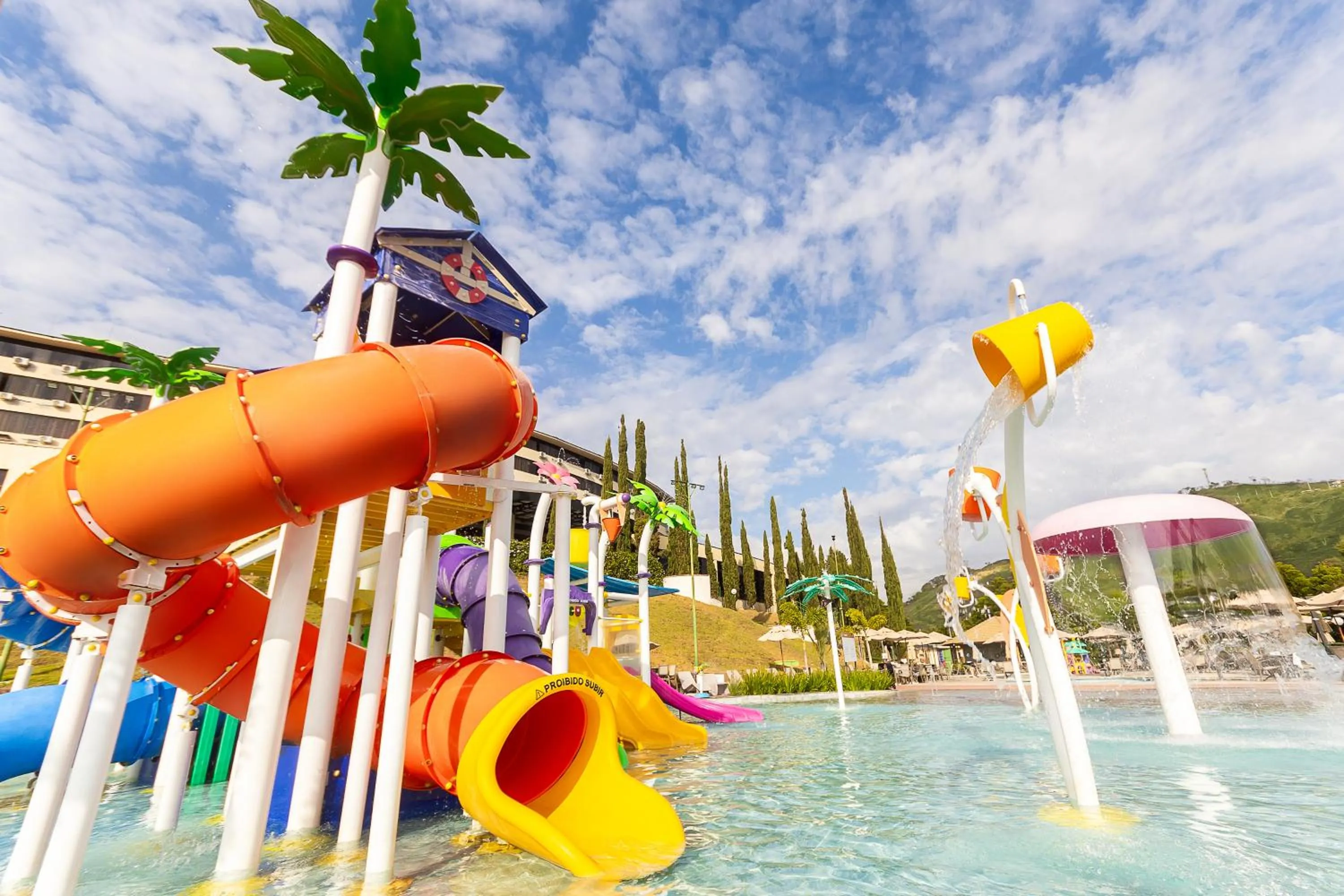 Aqua park in Hotel Golden Park All Inclusive Poços de Caldas By Nacional Inn