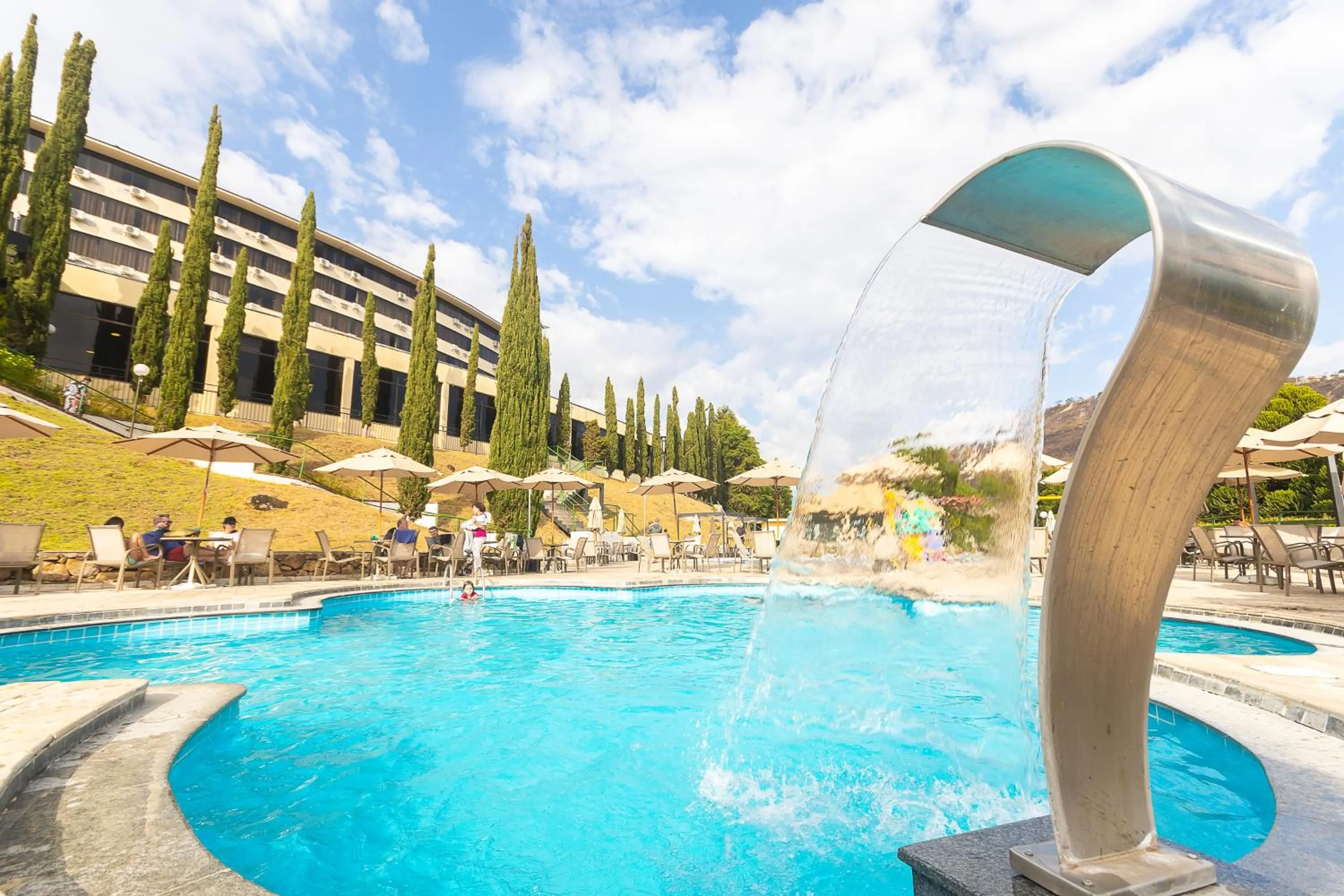 Pool view in Hotel Golden Park All Inclusive Poços de Caldas By Nacional Inn