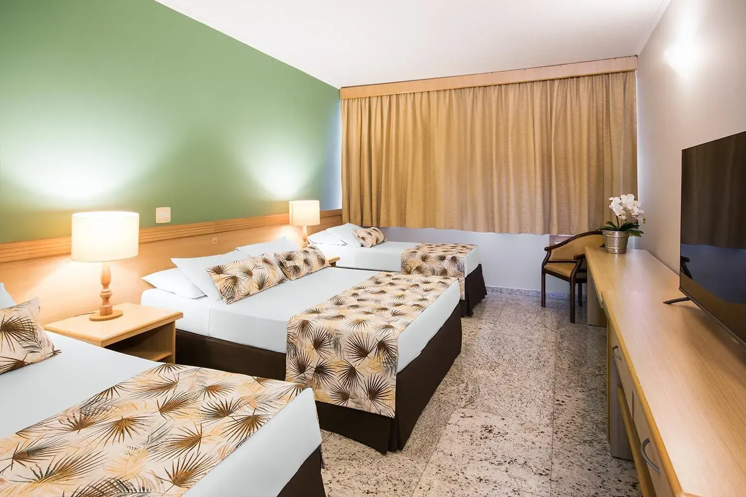 Bedroom, Bed in Hotel Golden Park All Inclusive Poços de Caldas By Nacional Inn Bedroom, Bed in Hotel Golden Park All Inclusive Poços de Caldas By Nacional Inn