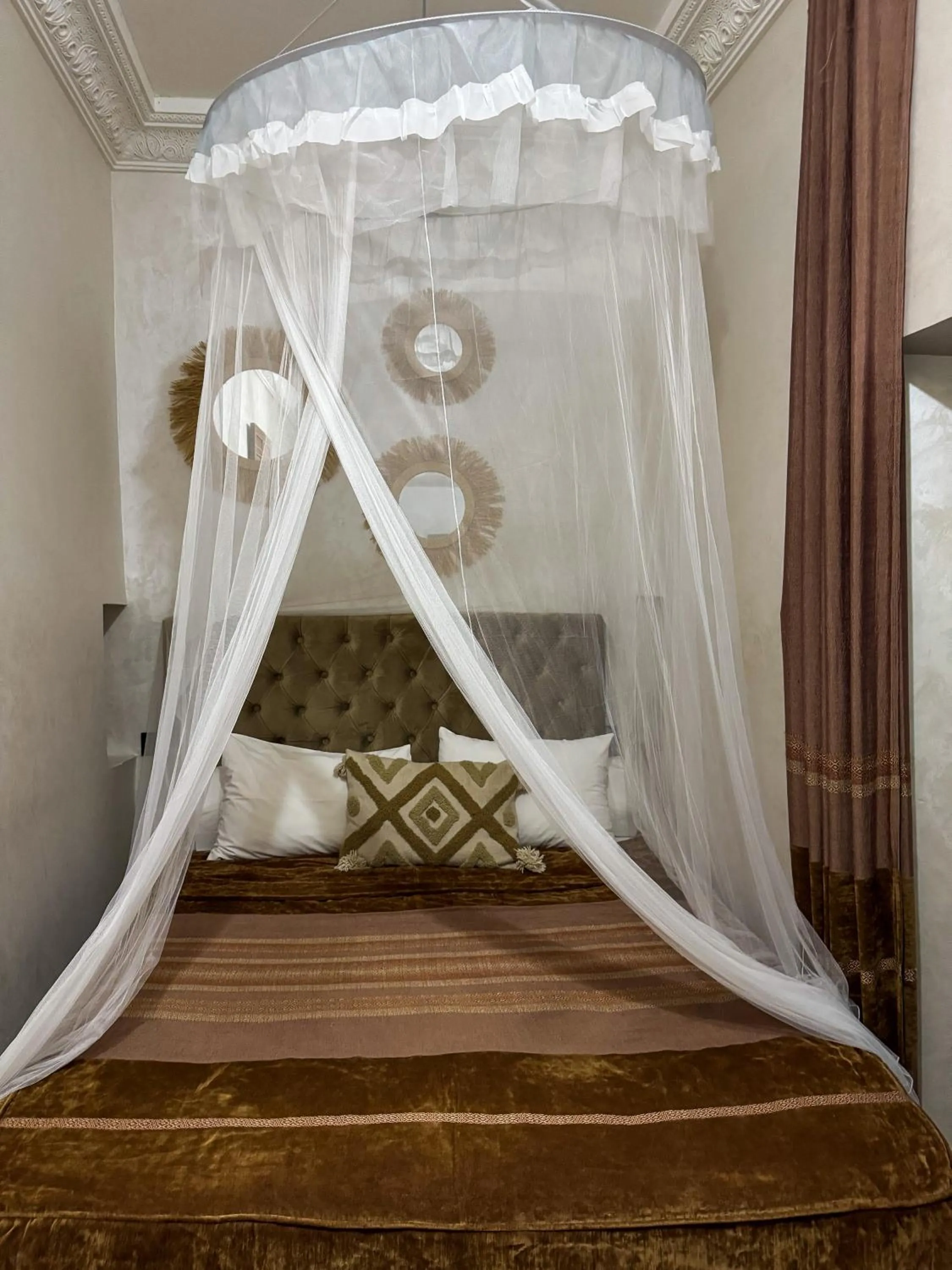 Bed in Riad Azalia