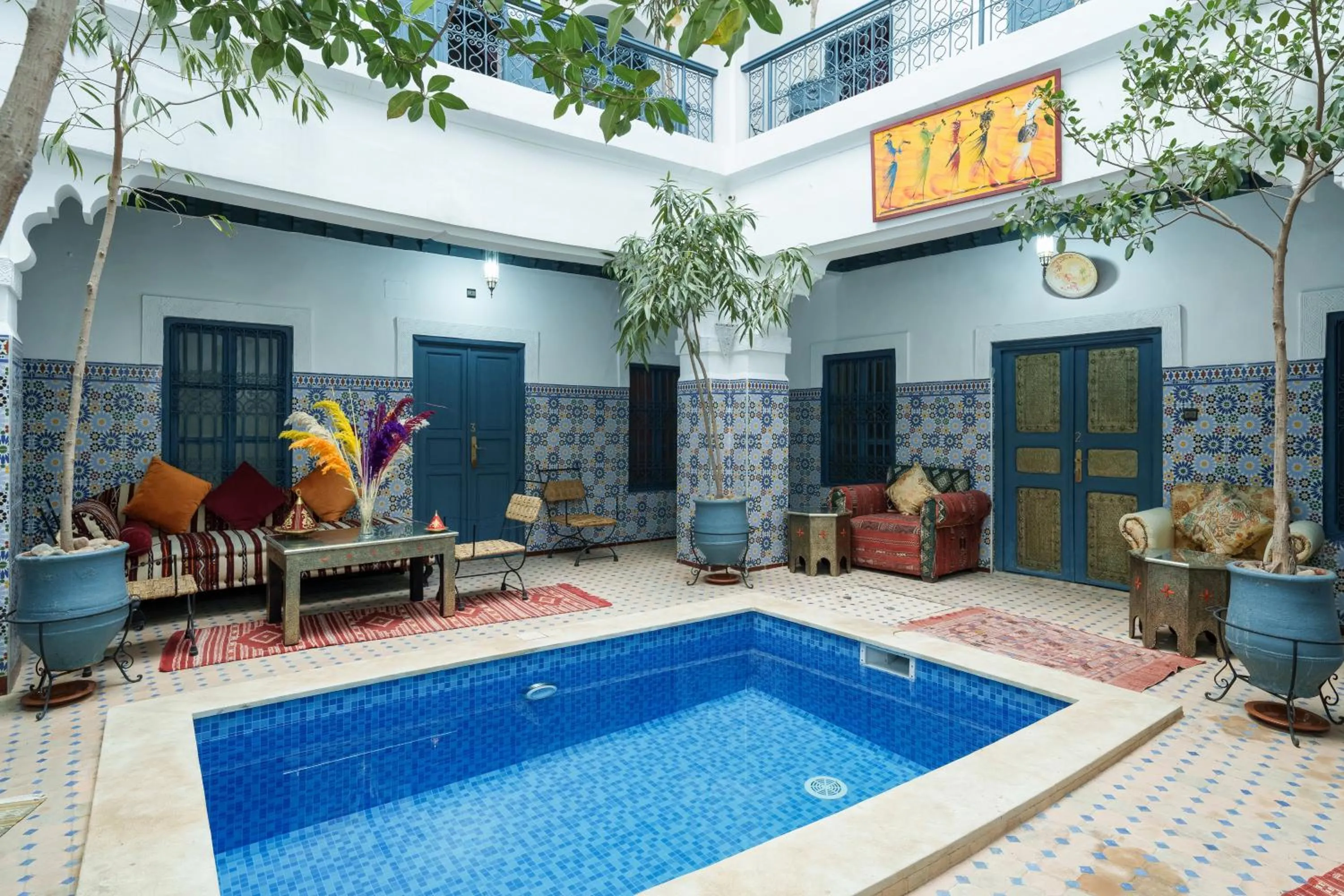 Patio in Riad Azalia